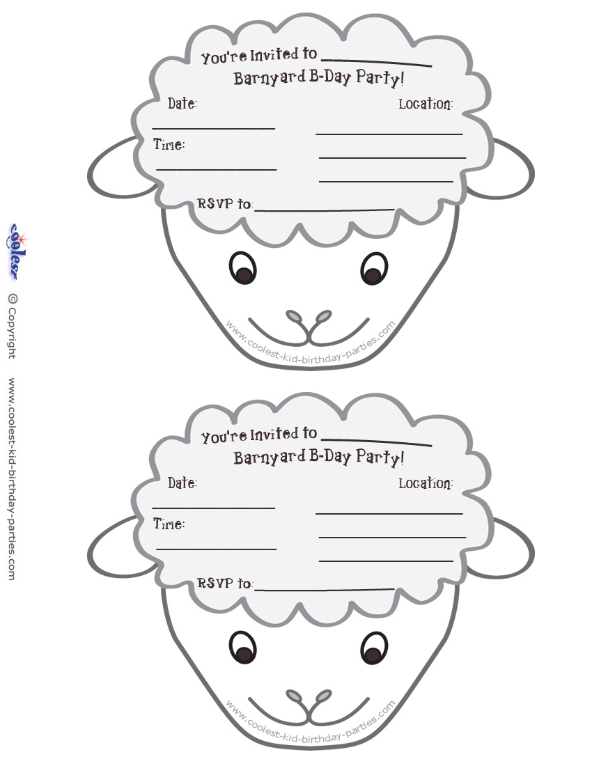 Printable Sheep Face Invitations Coolest Free Printables Printable Sheep Face Invitations Coolest Free Printables