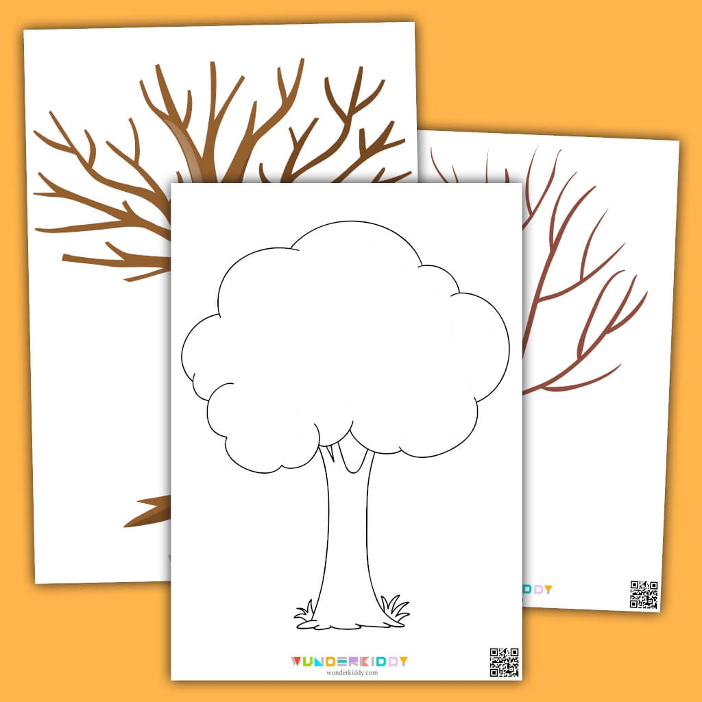 Free Printable Large Tree Template