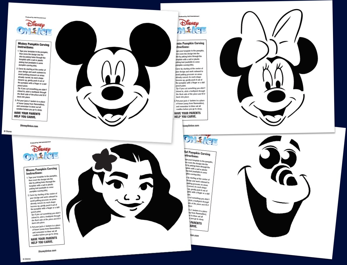 PUMPKIN STENCILS Fun The Official Site Of Disney On Ice
