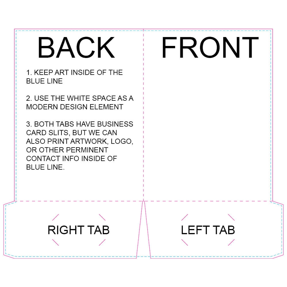 Free Printable Pocket Folder Template