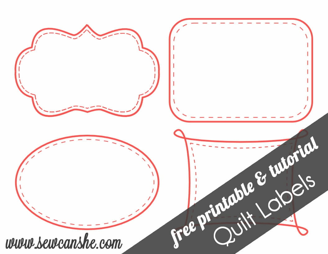 Quilt Labels free Printable Quilt Labels free Printable