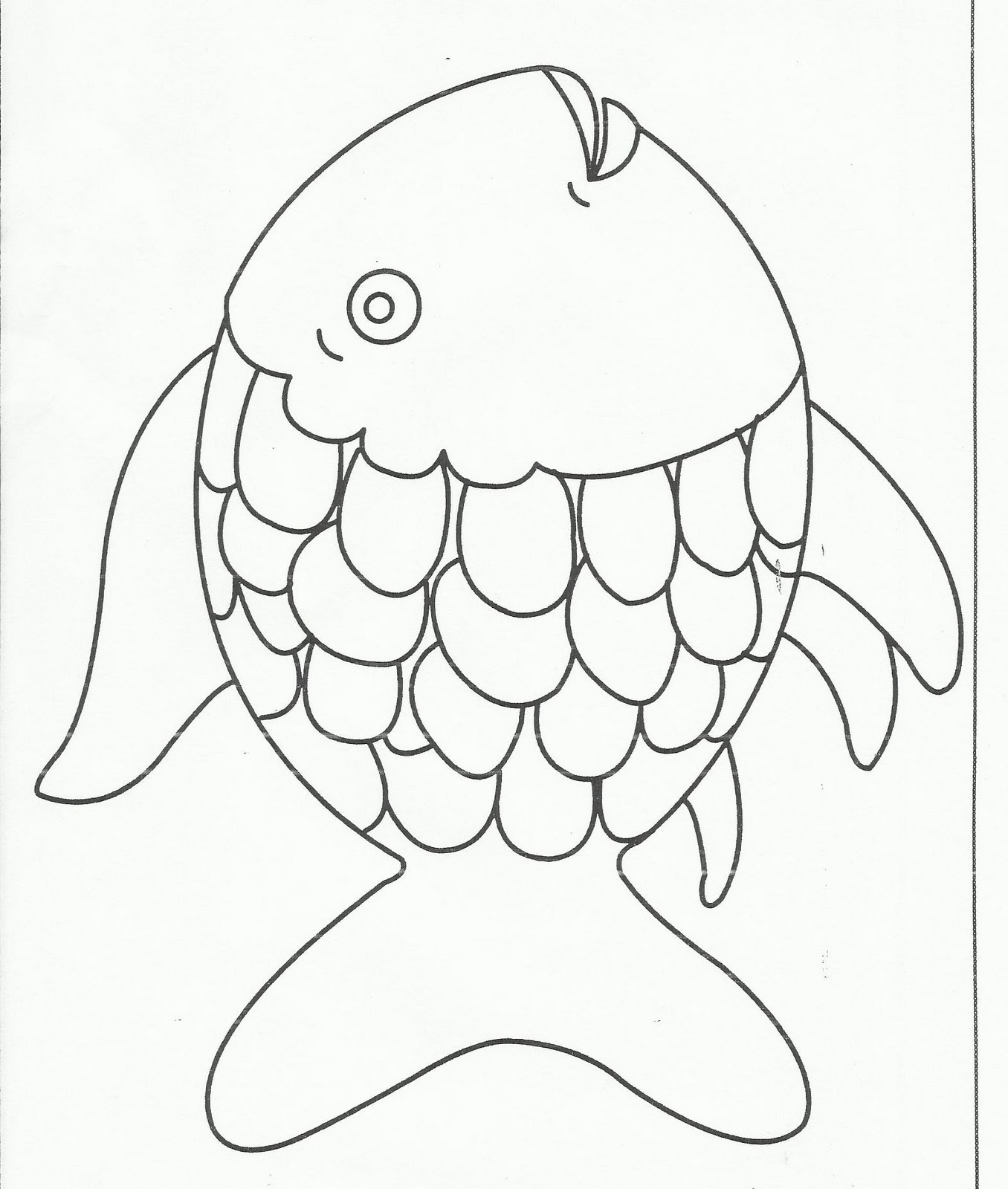 Free Printable Rainbow Fish Templates