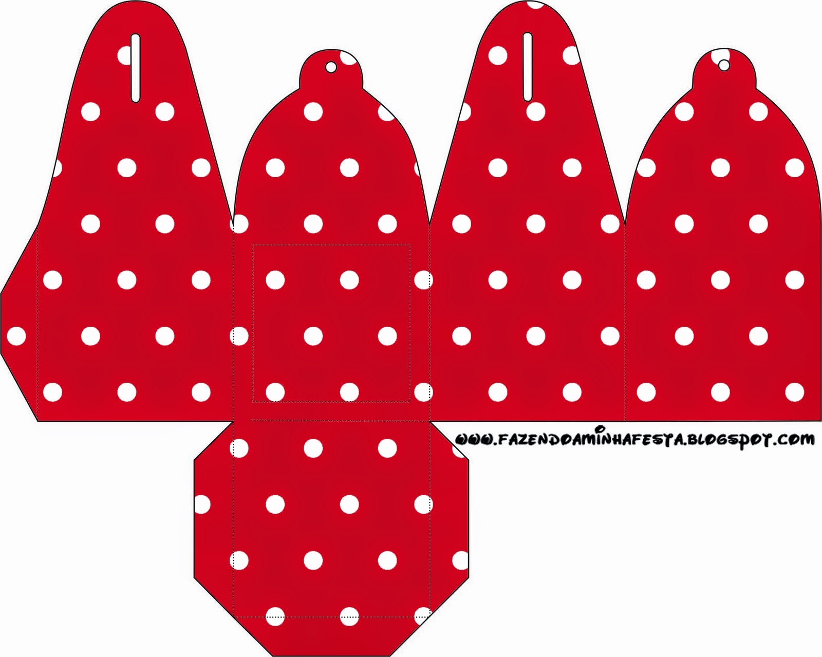 Red Black And Polka Dots Free Printable Boxes Oh My Fiesta In English