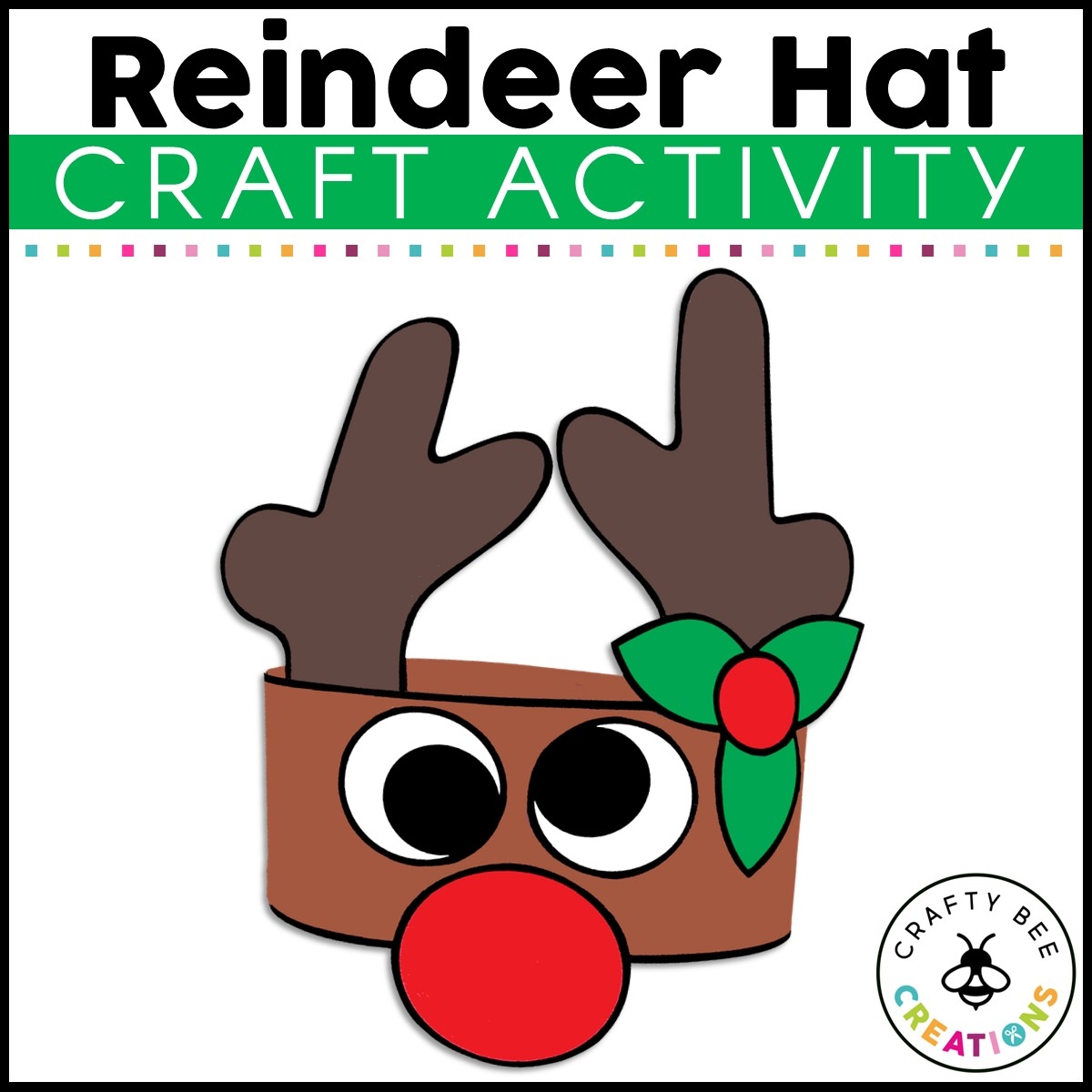 Free Printable Reindeer Hat Templates Free Printable Reindeer Hat Templates