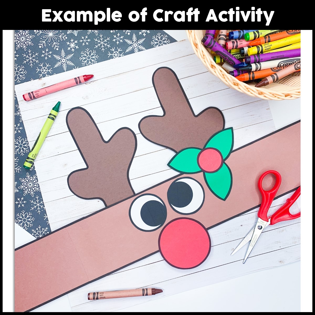 Reindeer Hat Craft Christmas Craft Winter Craft Reindeer Hat Template Made By Teachers