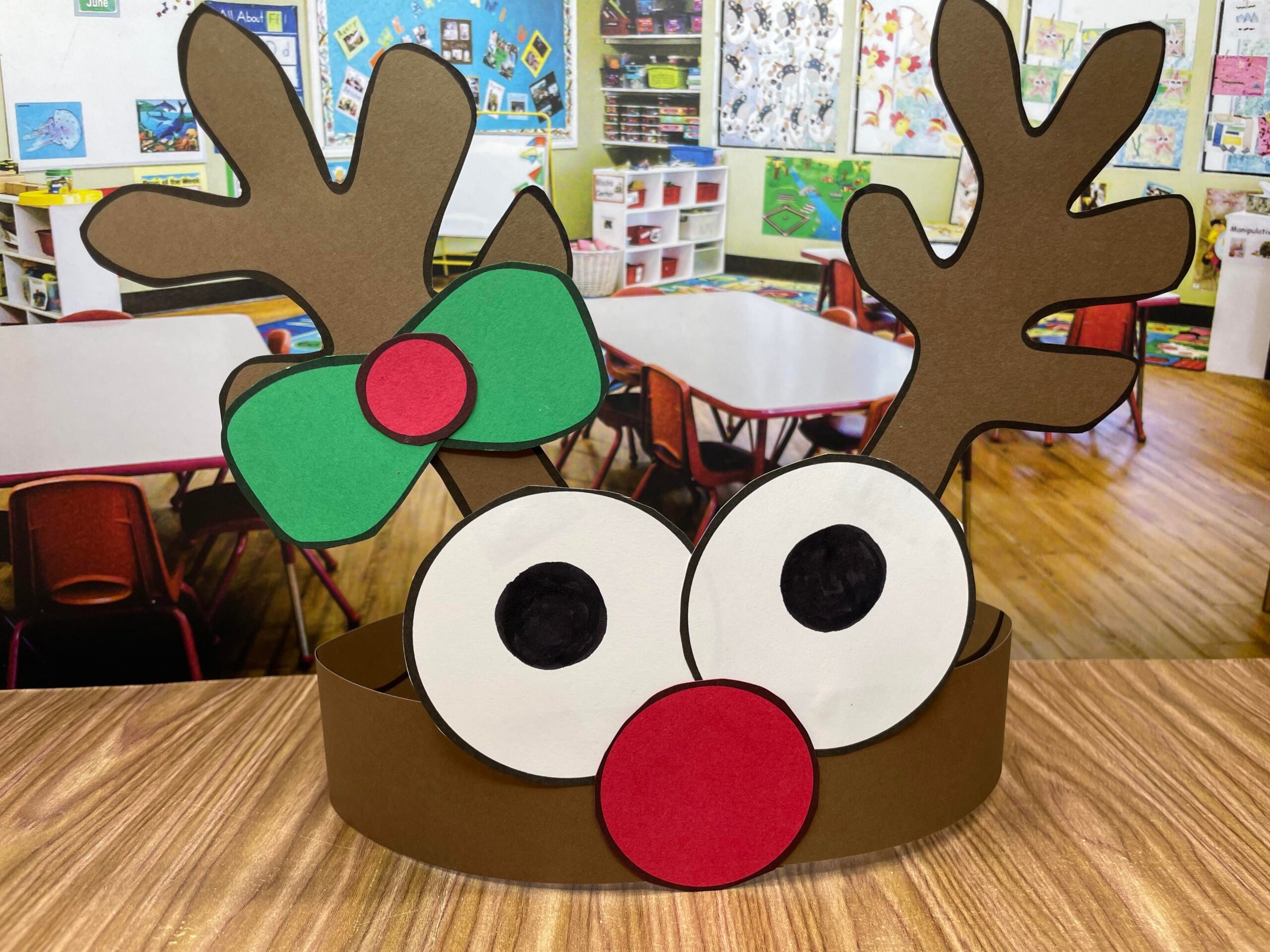Reindeer Hat Free Printable Simply Kinder Reindeer Hat Free Printable Simply Kinder