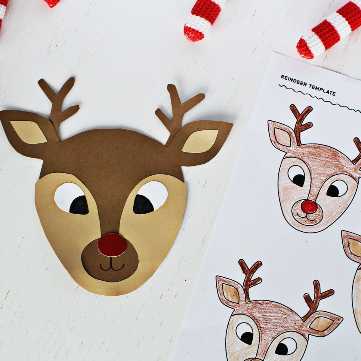 Free Printable Reindeer Head Templates