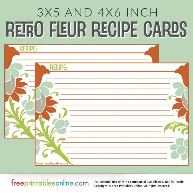 Free Printable Recipe Labels Templates Free Printable Recipe Labels Templates