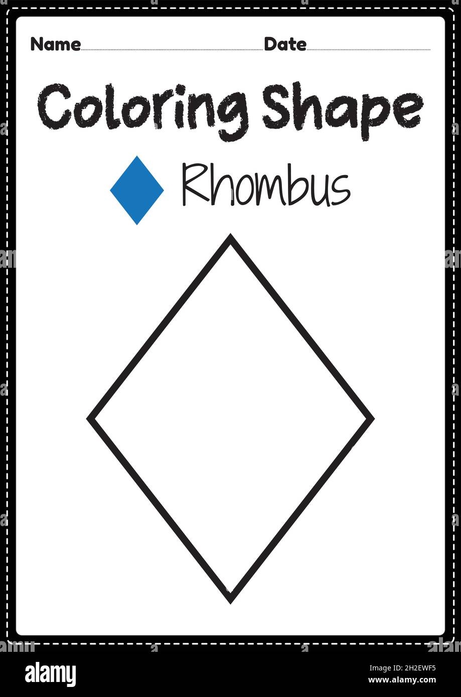 Free Printable Rhombus Template Free Printable Rhombus Template