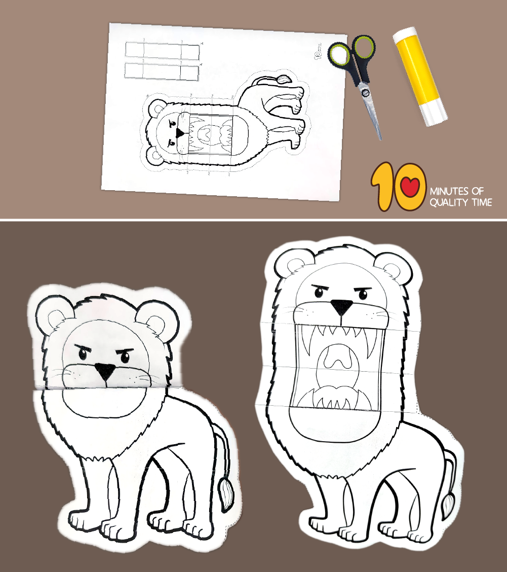 Free Printable Lion Template