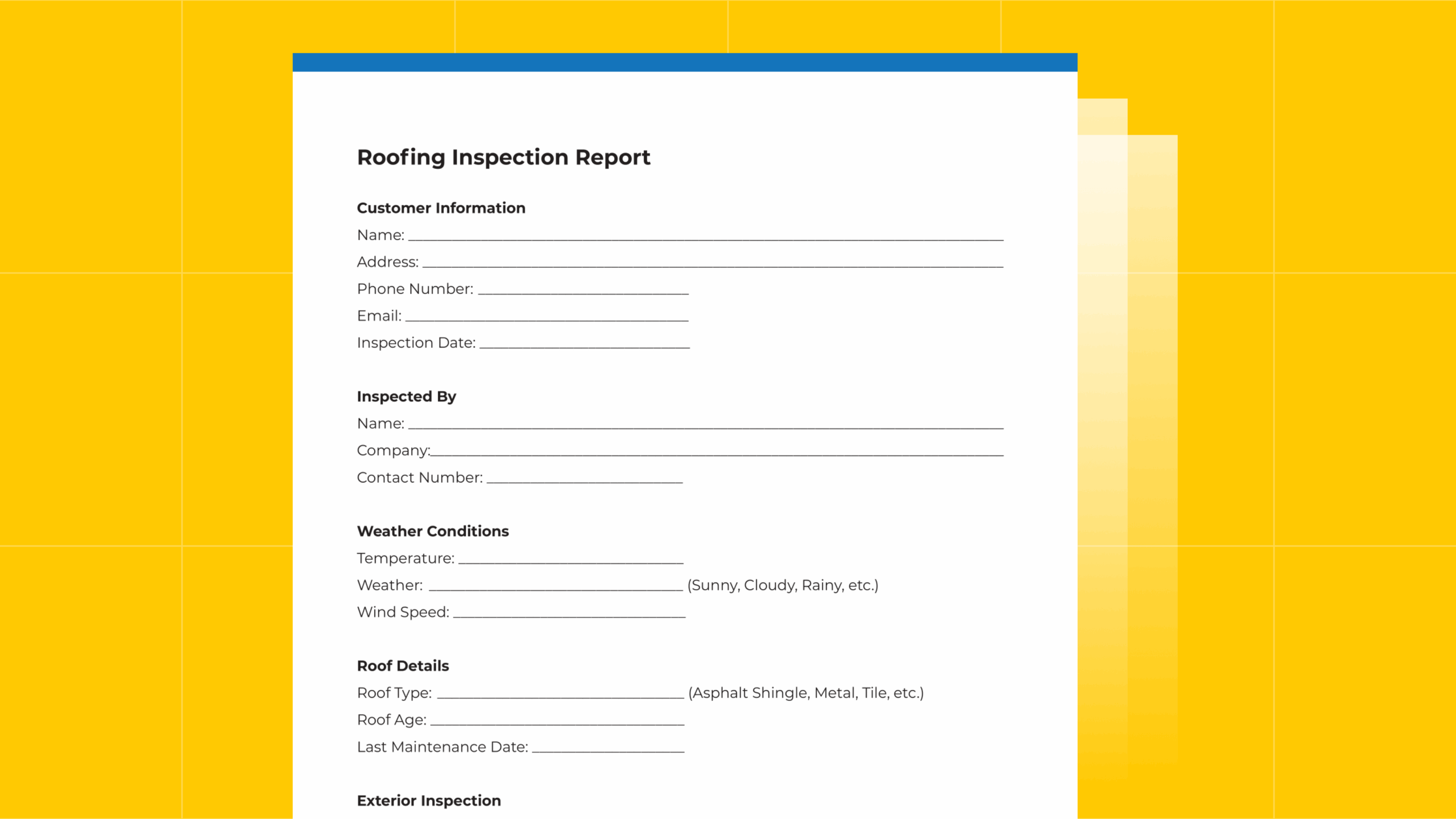 Roofing Inspection Report Template Free PDF Download Roofing Inspection Report Template Free PDF Download