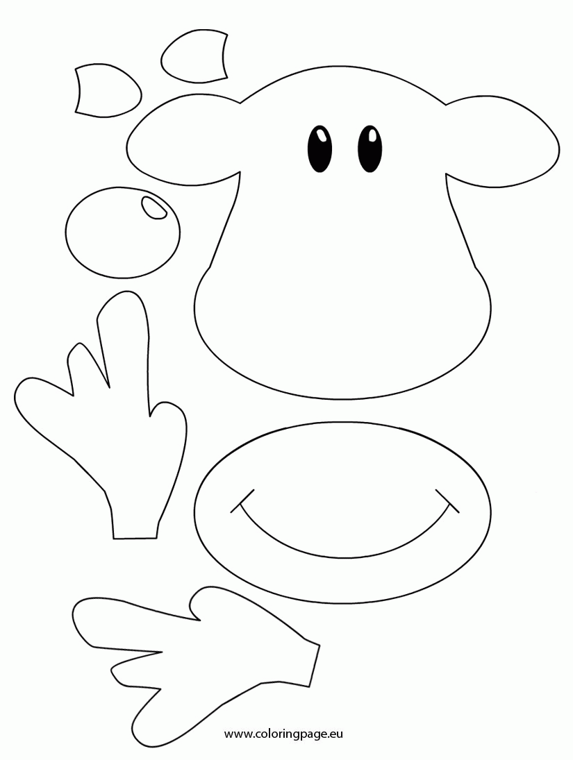 Rudolph Face Template 715661 Rudolph Face Template 715661