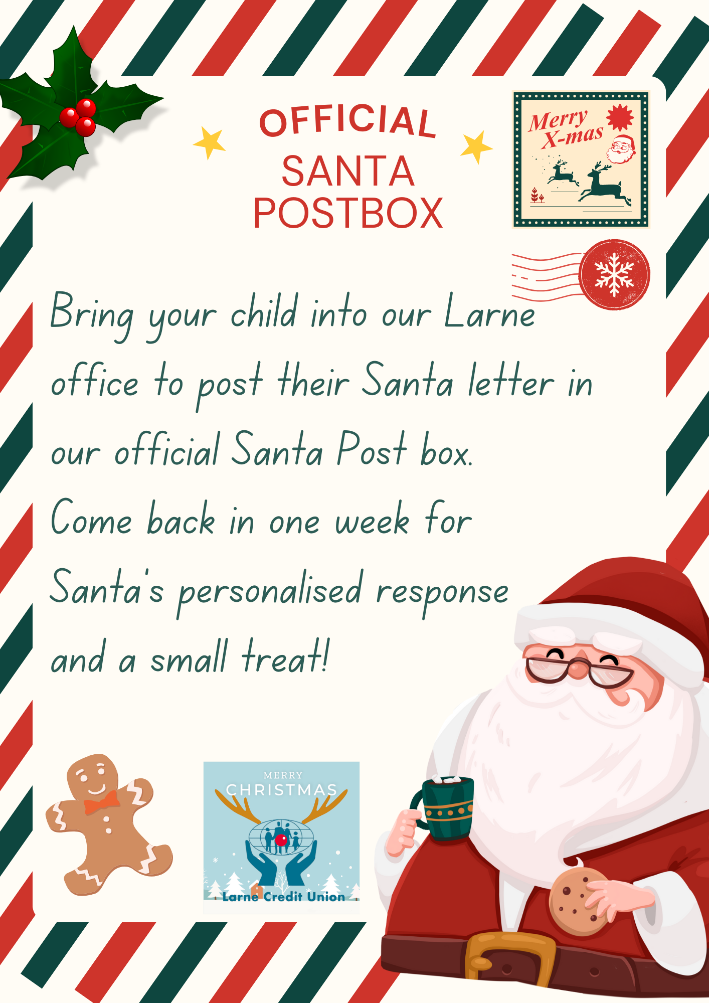 Santa s Post Box Larne Credit Union Ltd 