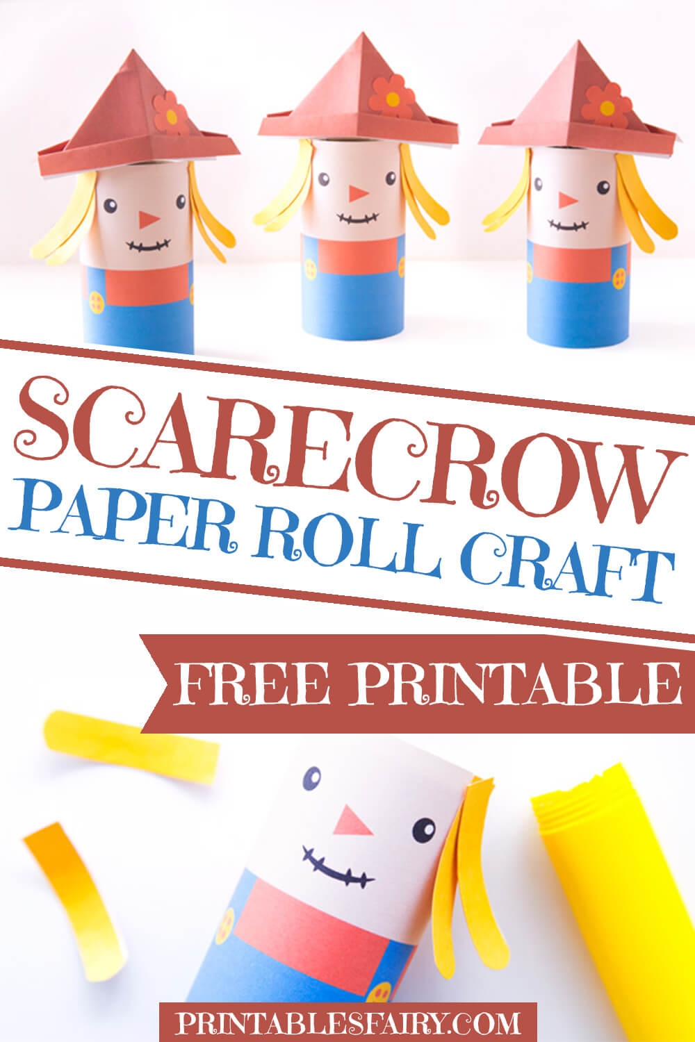 Scarecrow Toilet Paper Roll Craft The Printables Fairy Scarecrow Toilet Paper Roll Craft The Printables Fairy