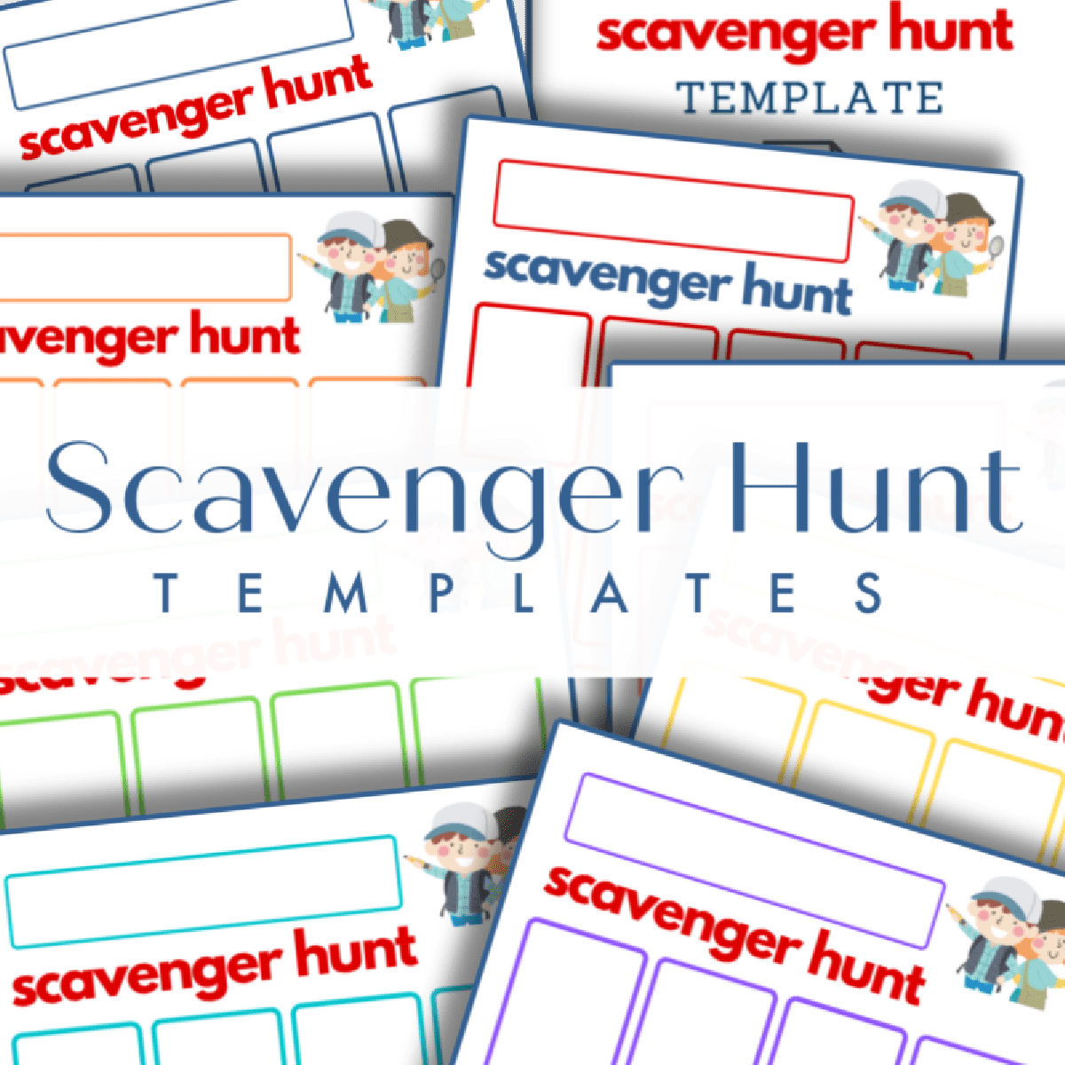 Free Printable Scavenger Hunt Blank Templates
