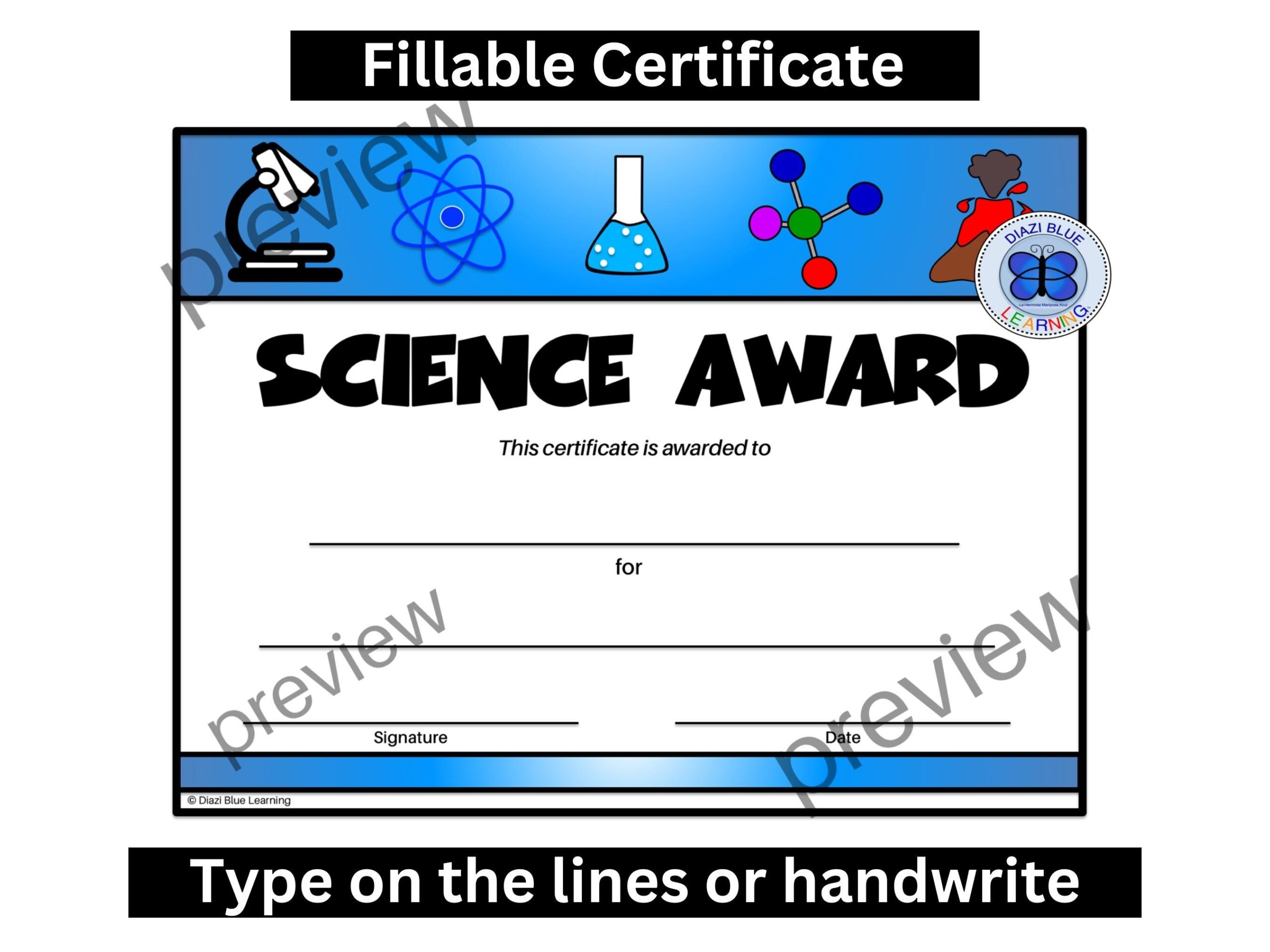 Science Certificate PDF Science Award Editable Science Certificate School Certificate End Of Year Certificates Science Awards Etsy Science Certificate PDF Science Award Editable Science Certificate School Certificate End Of Year Certificates Science Awards Etsy