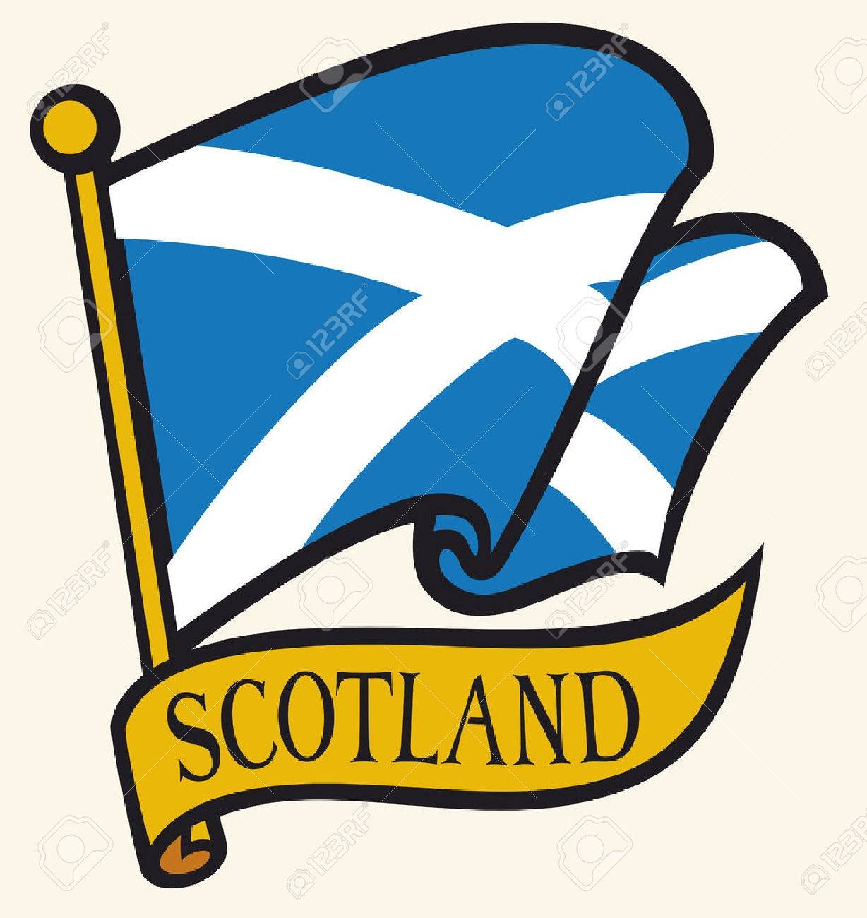 Scotland Flag Royalty Free SVG Cliparts Vectors And Stock Illustration Image 40035334 