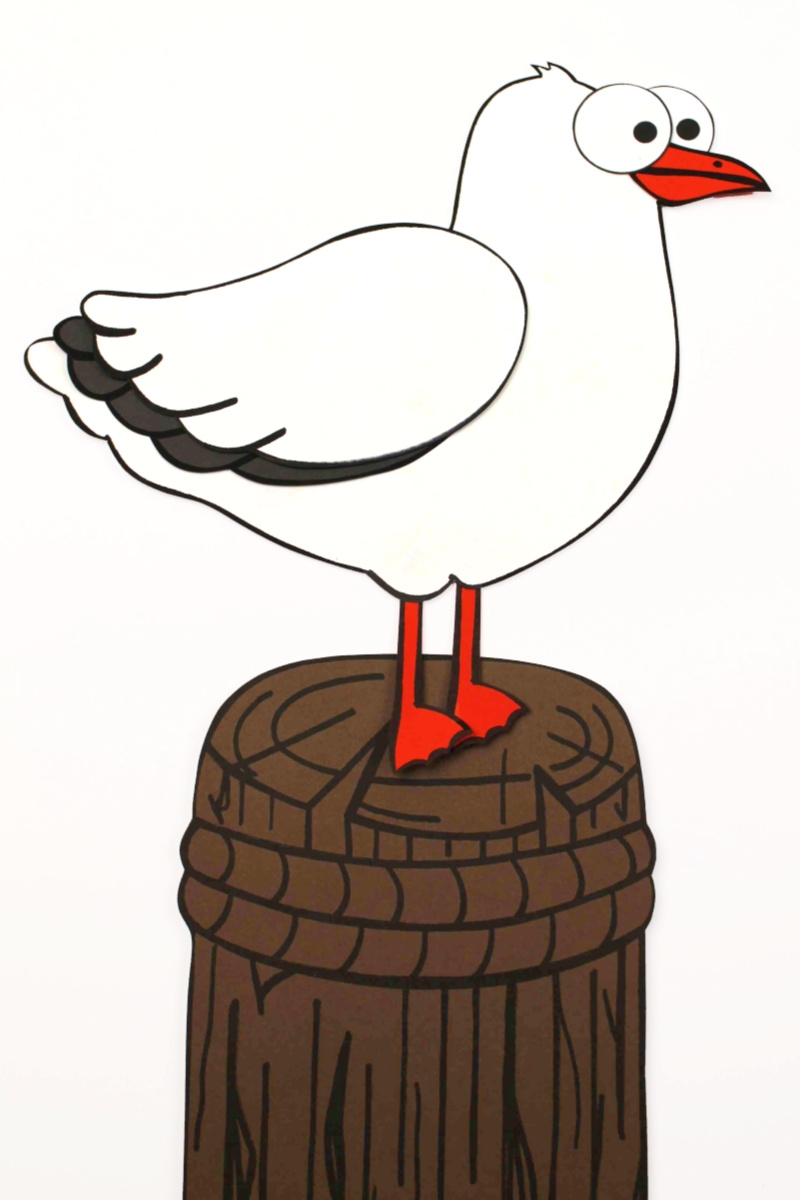 Free Printable Seagull Template Free Printable Seagull Template