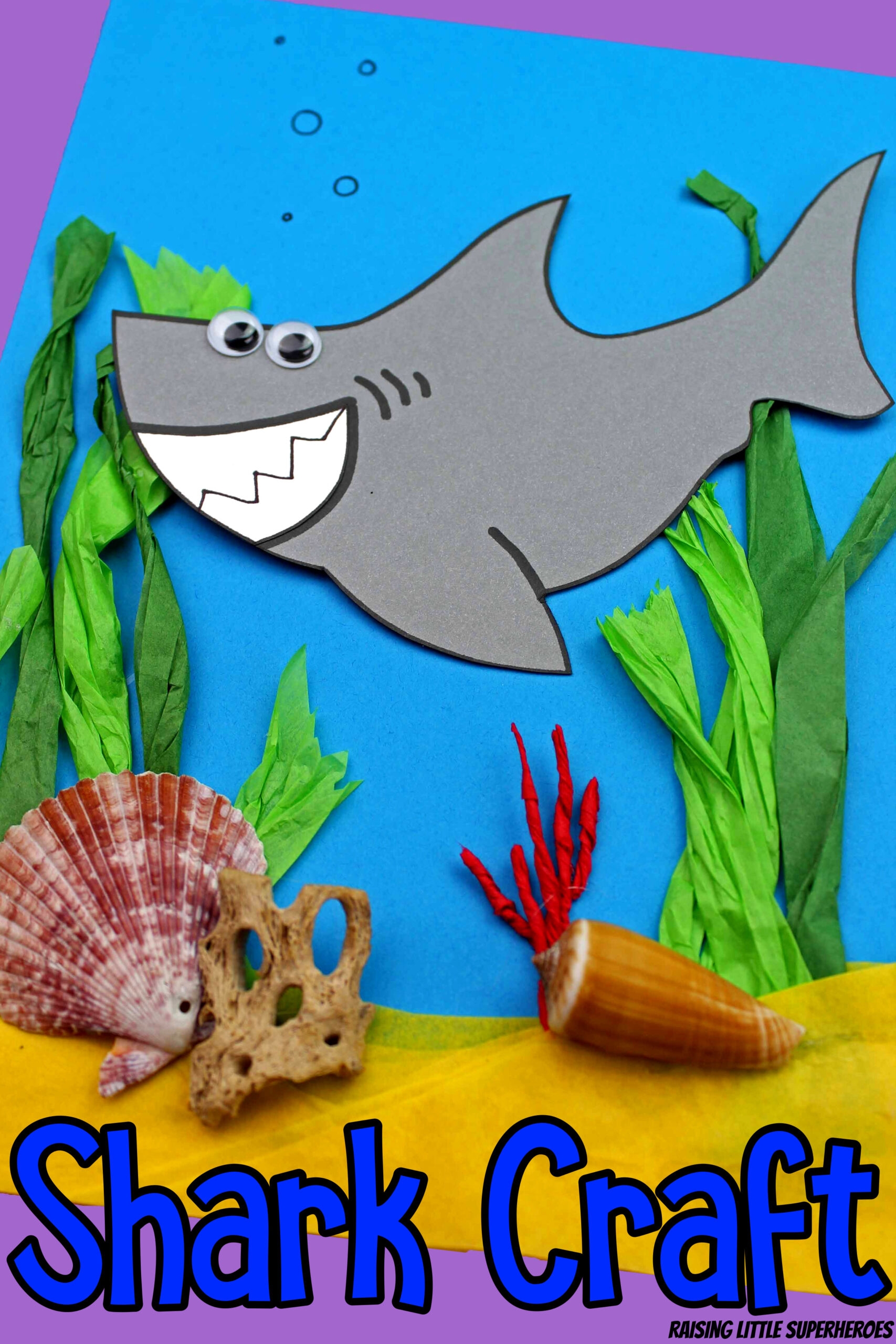 Free Printable Shark Craft Template