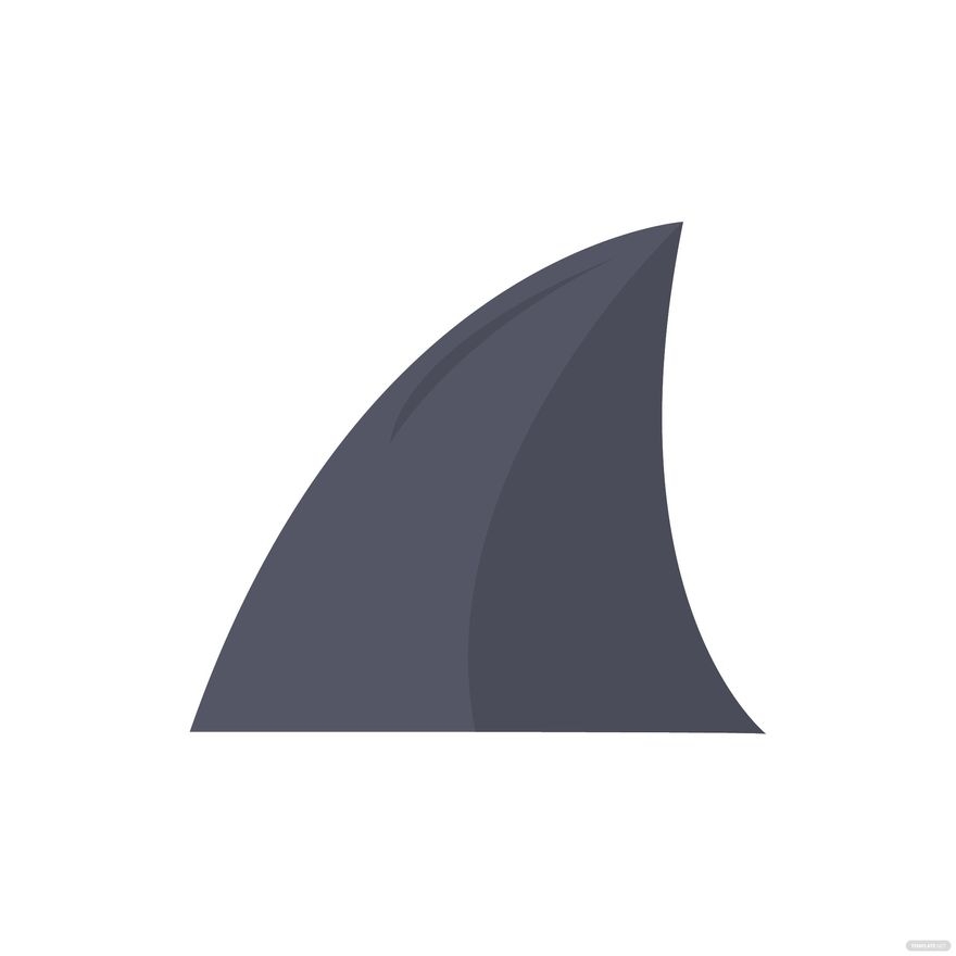 Shark Fin Vector In Illustrator SVG JPG EPS PNG Download 