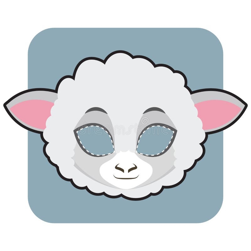 Sheep Mask Stock Illustrations 1 643 Sheep Mask Stock 