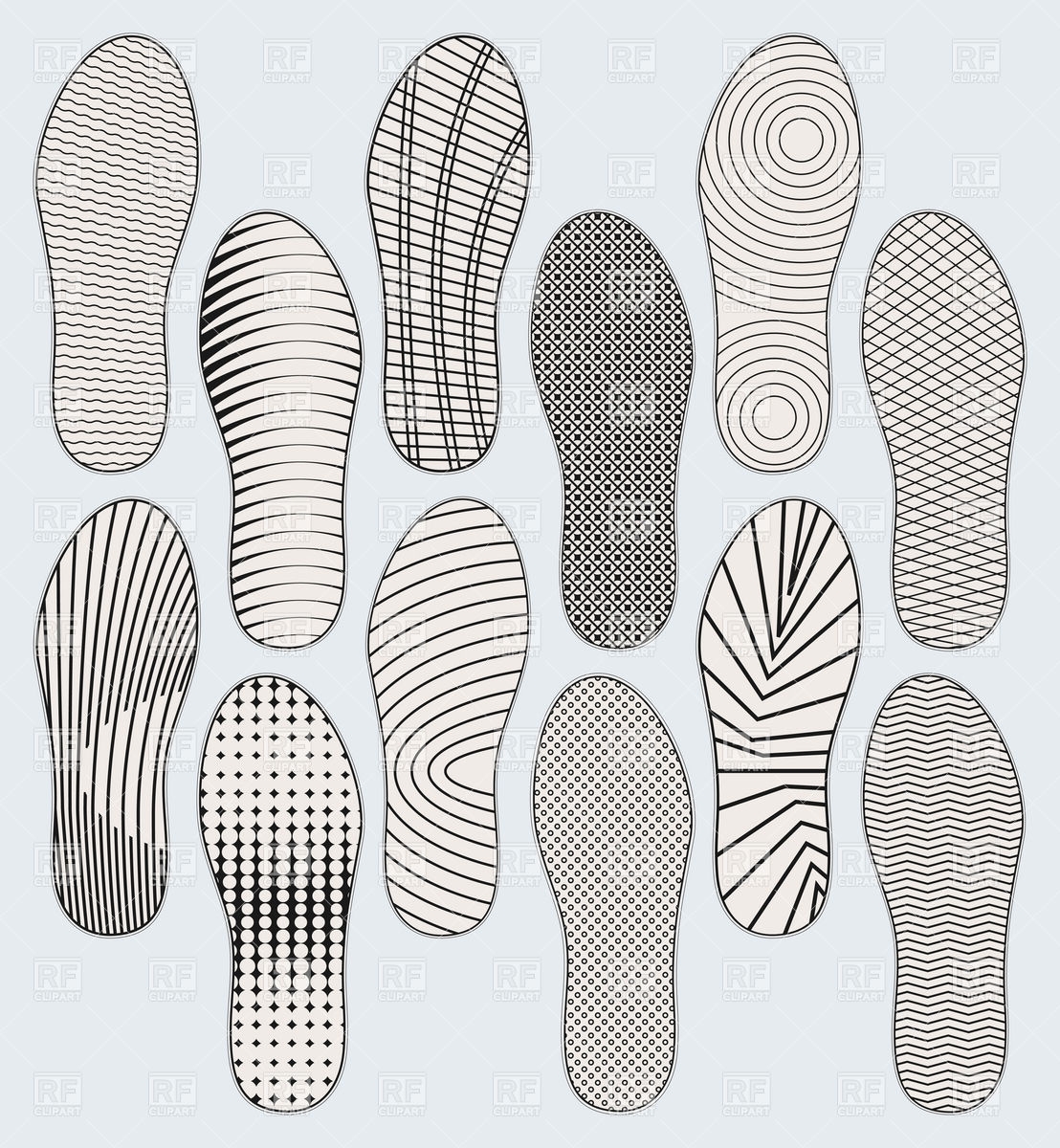 Shoe sole patterns download royalty free vector file eps 32703 jpg 