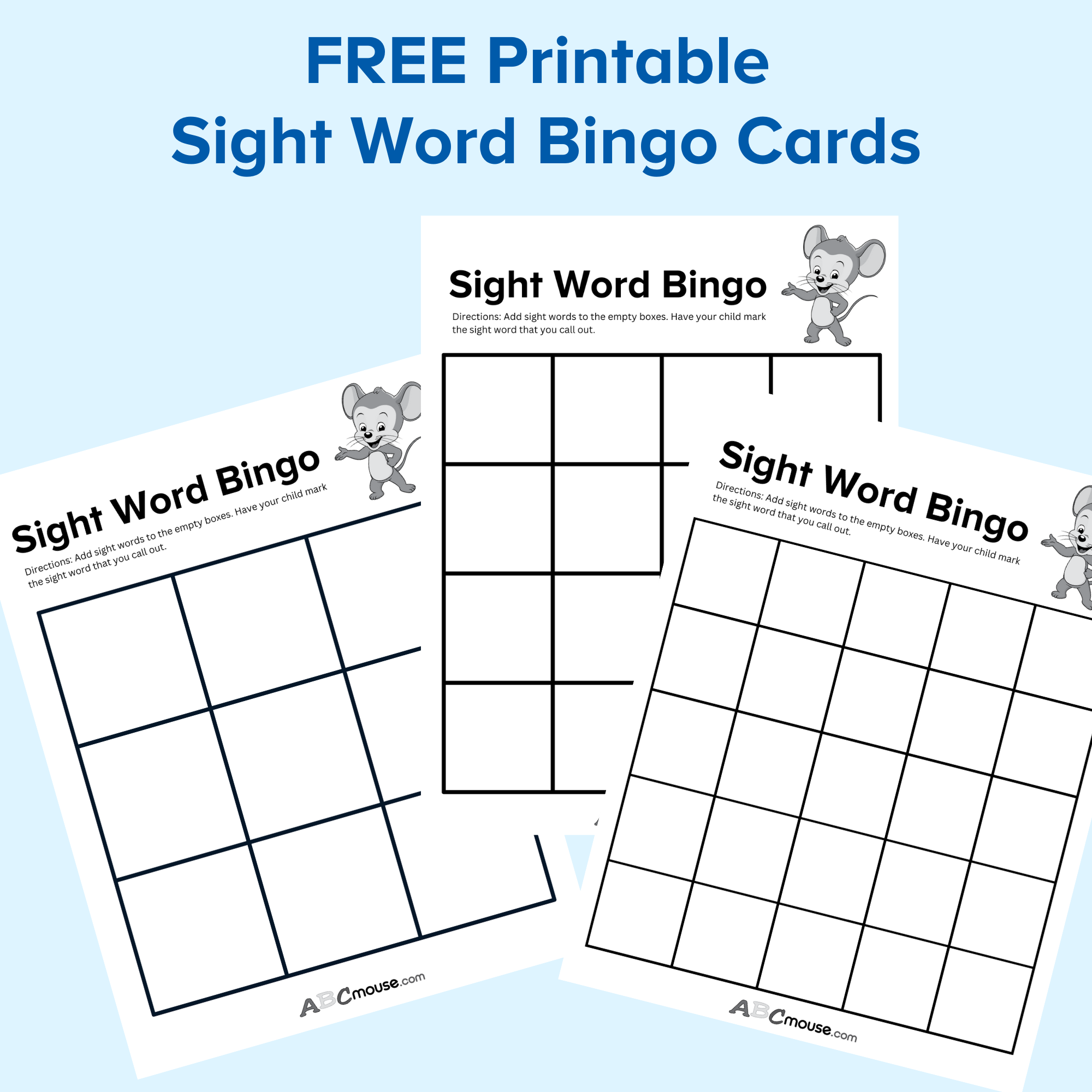 Free Printable Sight Words Template Free Printable Sight Words Template