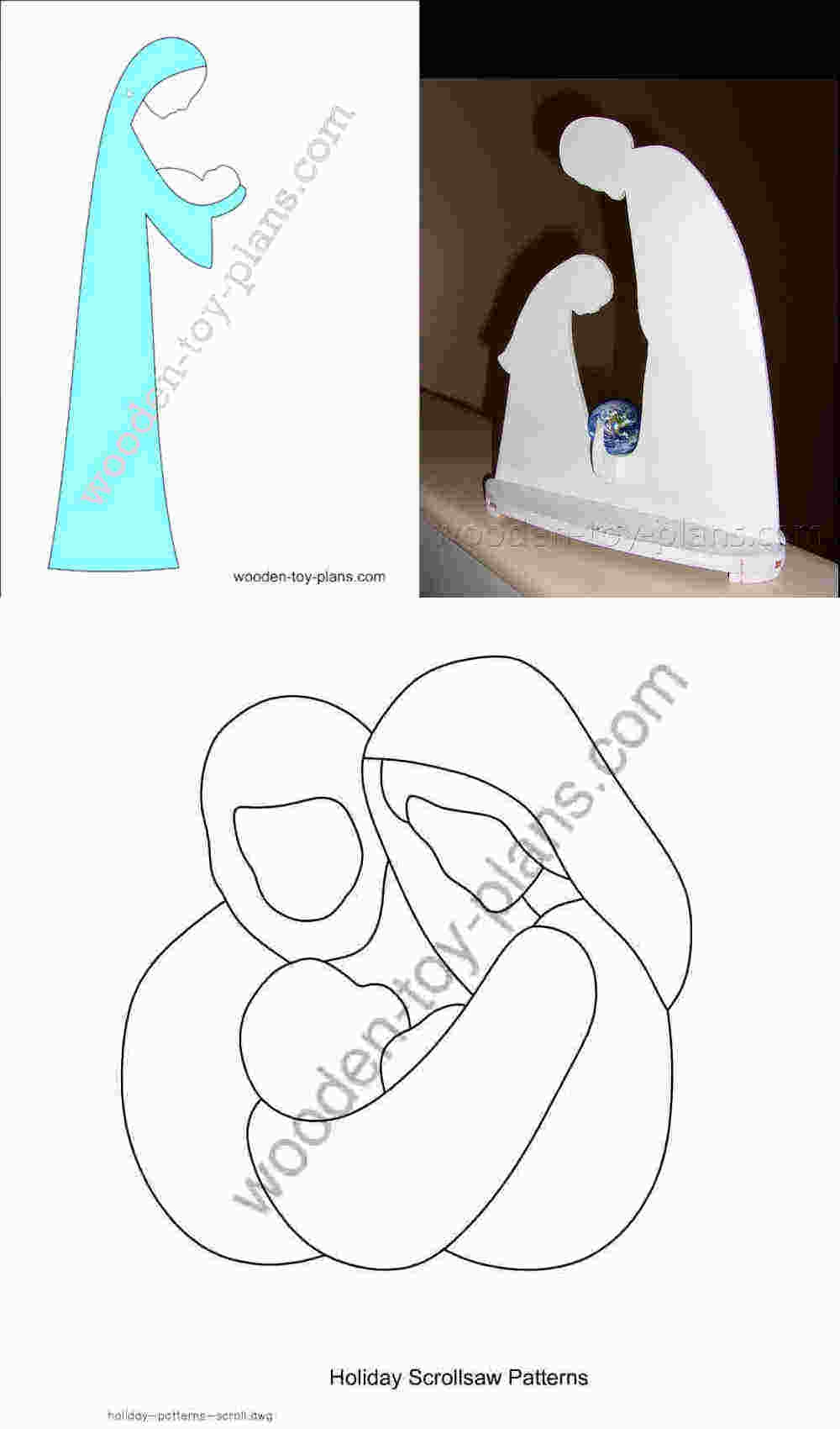 Simple Christmas Scroll Saw Patterns Free Printable For Beginners