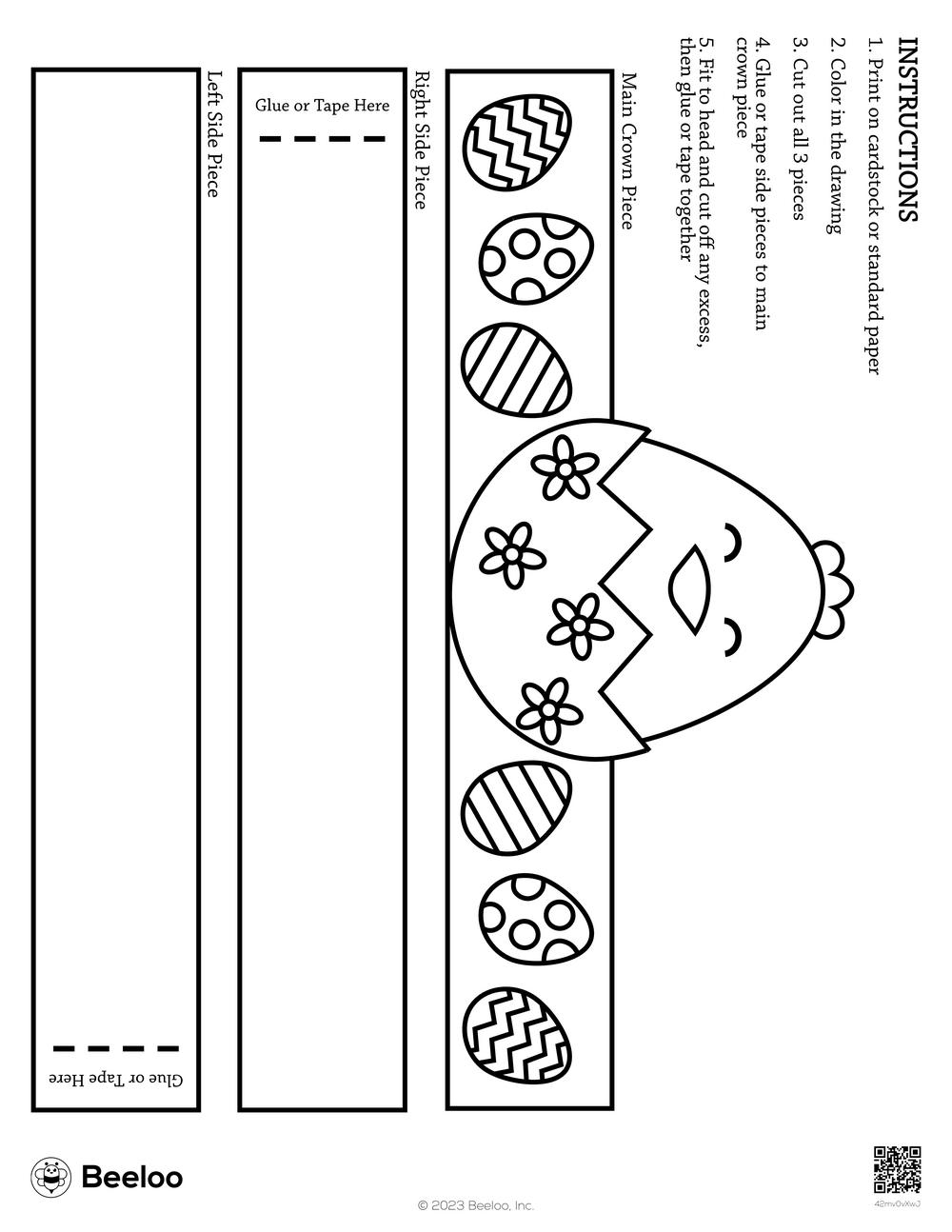 Springtime Easter themed Paper Hats Beeloo Printable Crafts And Activities For Kids Springtime Easter themed Paper Hats Beeloo Printable Crafts And Activities For Kids