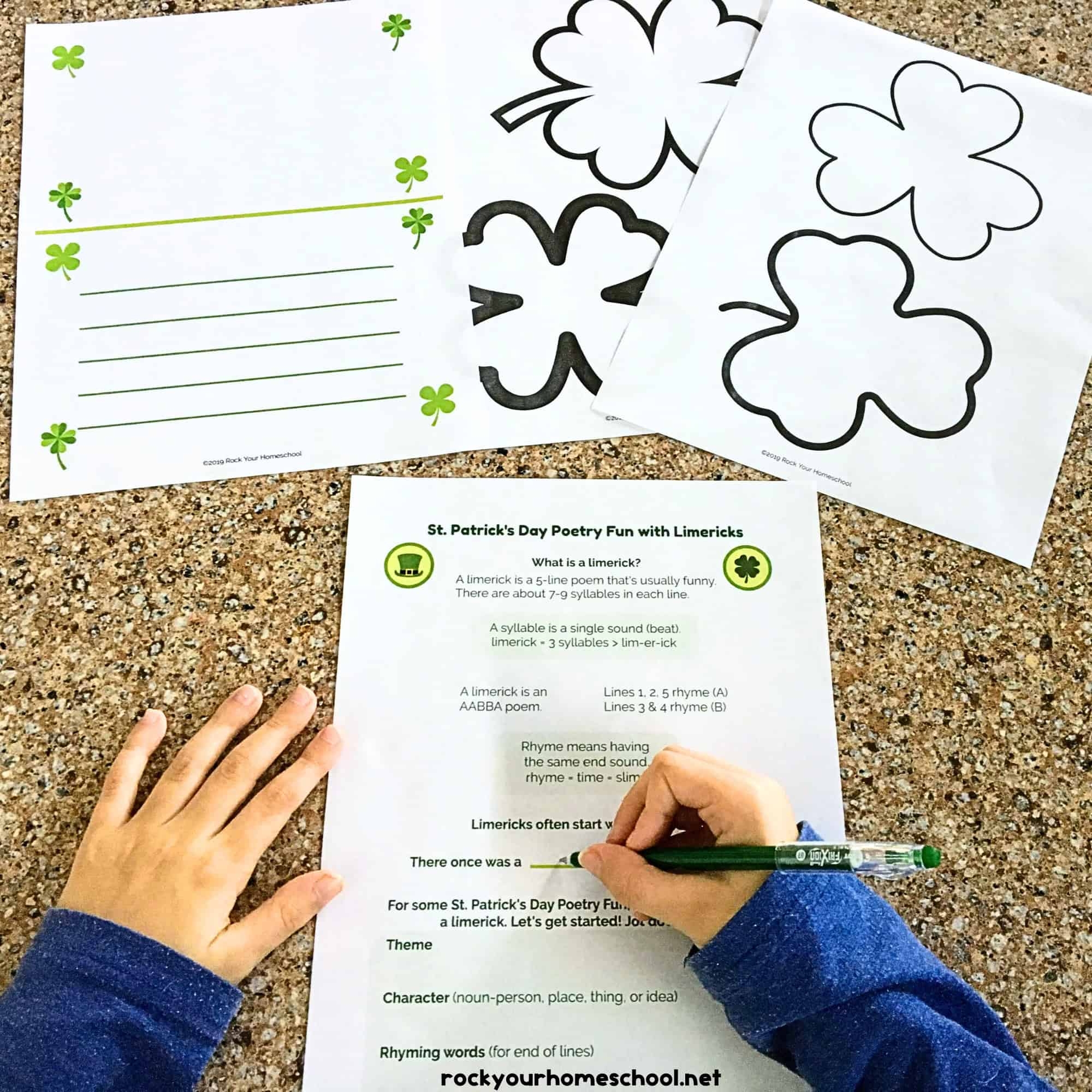 Free Printable Limerick Templates