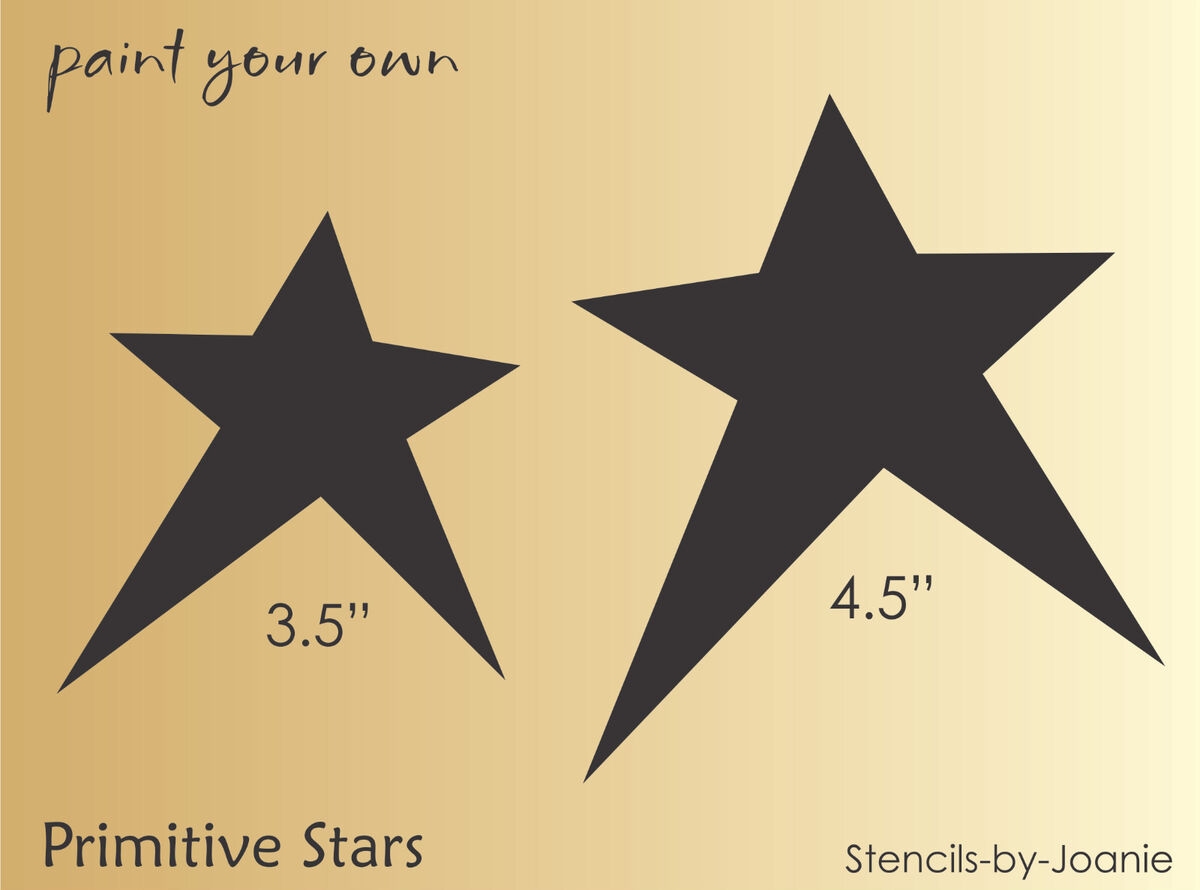 Free Printable Primitive Star Template