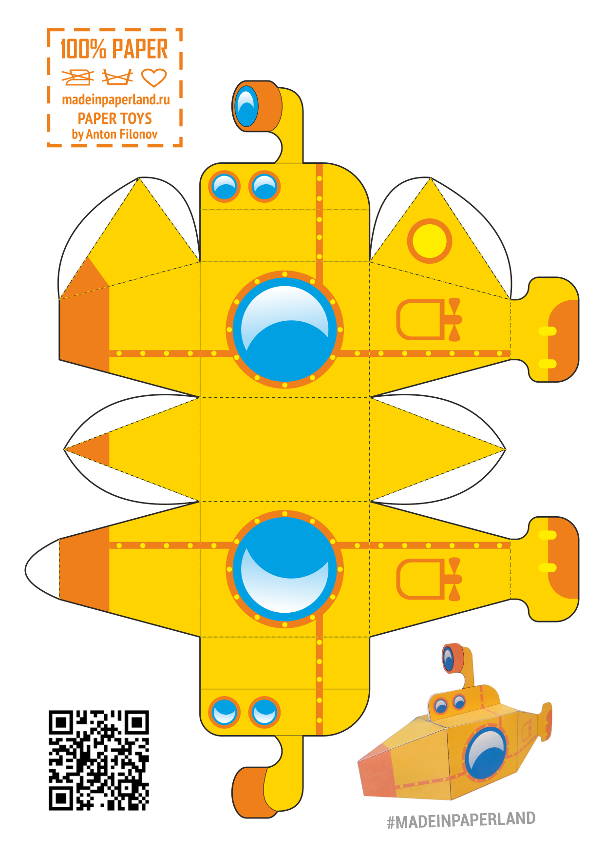 Free Printable Paper Toy Templates