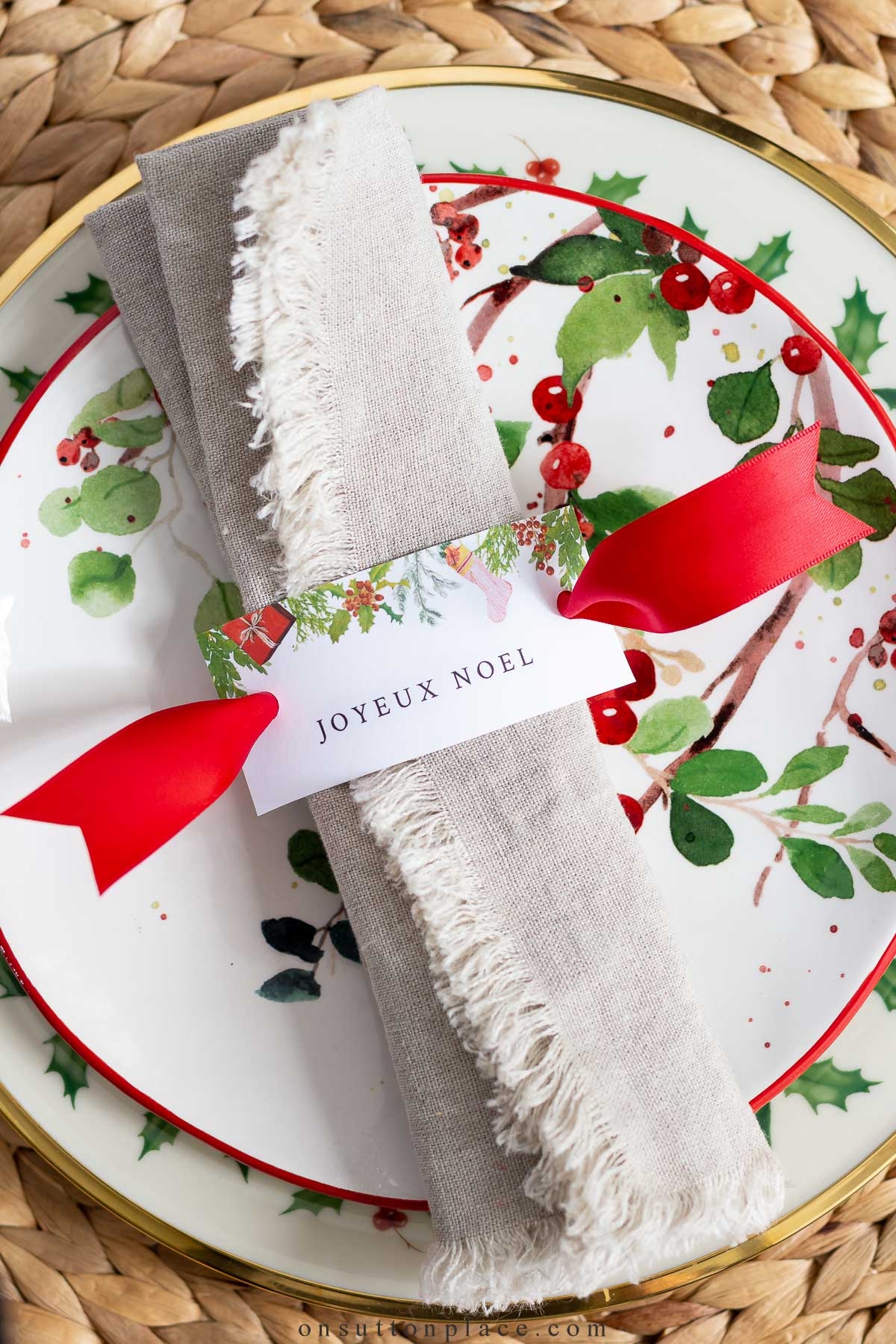 Thanksgiving Napkin Rings Free Printable On Sutton Place