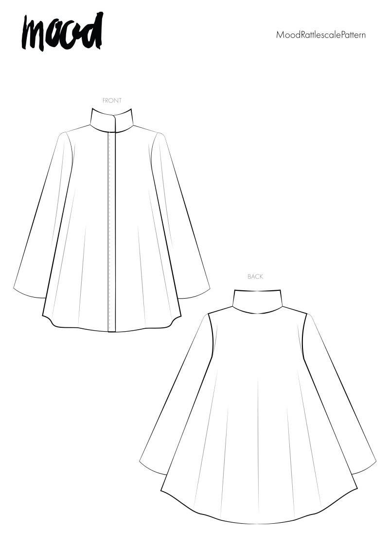 The Rattlescale Raincoat Free Sewing Pattern The Rattlescale Raincoat Free Sewing Pattern