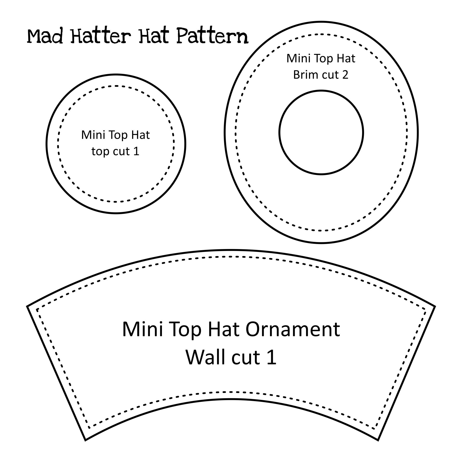 Top Hat Pattern Free Clearance Top Hat Pattern Free Clearance