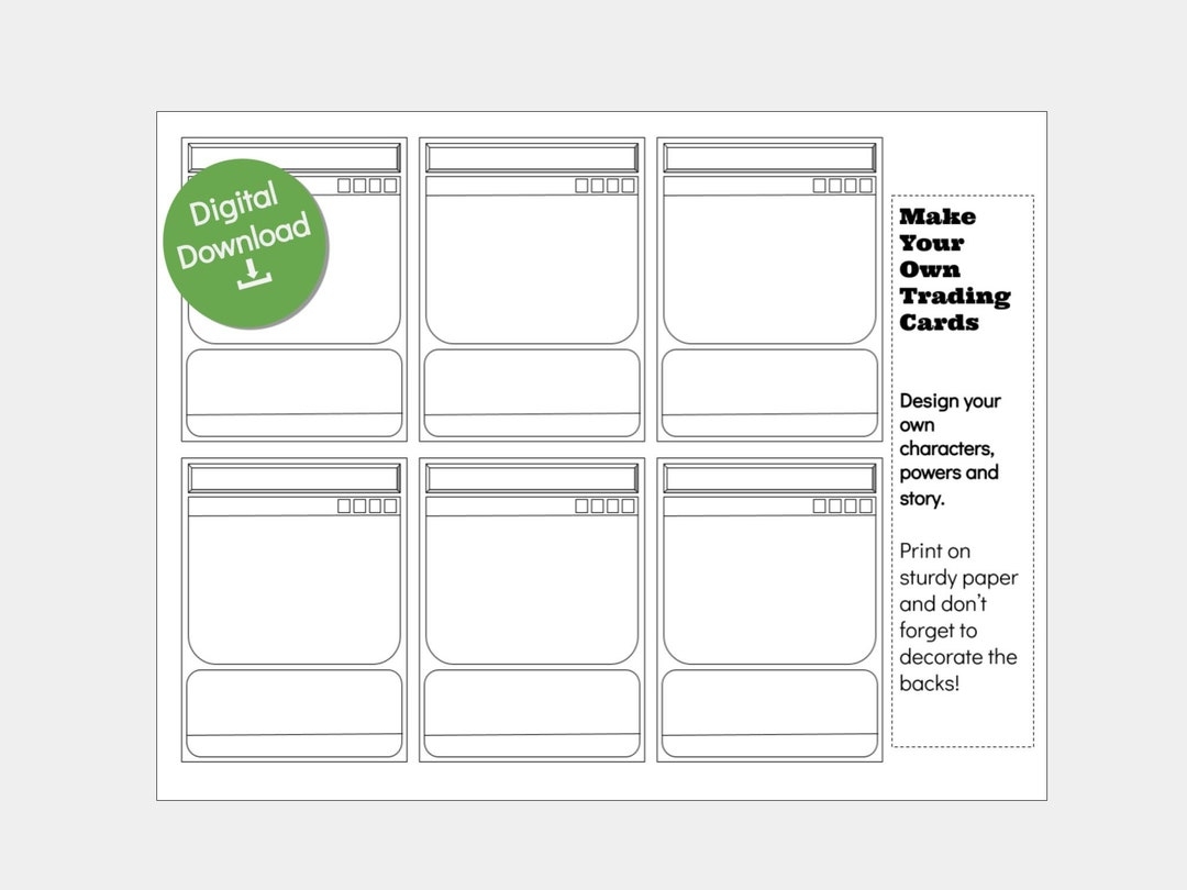 Free Printable Military Trading Card Template Free Printable Military Trading Card Template