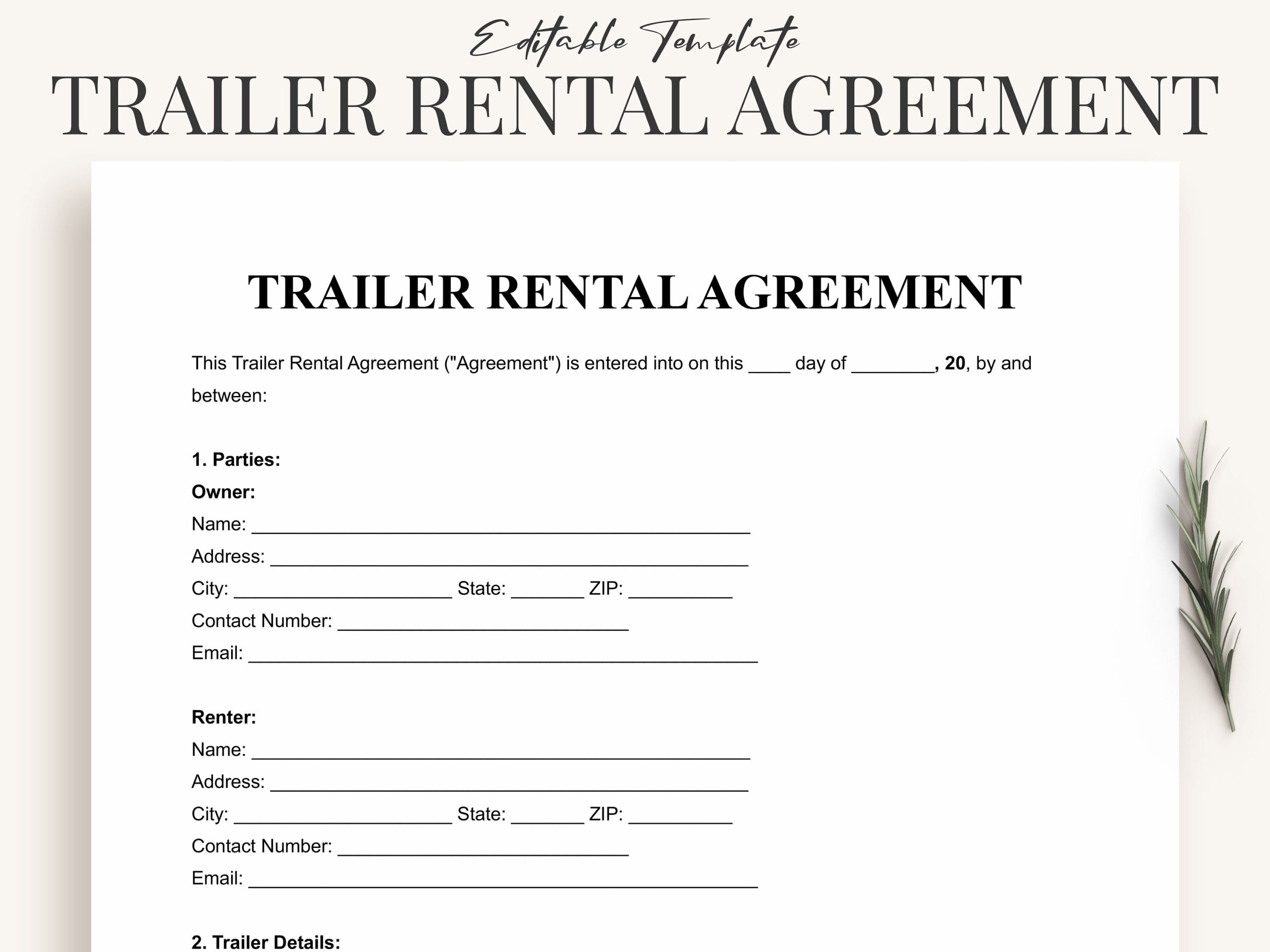 Trailer Rental Agreement Template Pdf U0026 Word Printable Dump Trailer Rental Contract Template Utility Trailer Rental semi Trailer Lease Etsy UK Trailer Rental Agreement Template Pdf U0026 Word Printable Dump Trailer Rental Contract Template Utility Trailer Rental semi Trailer Lease Etsy UK