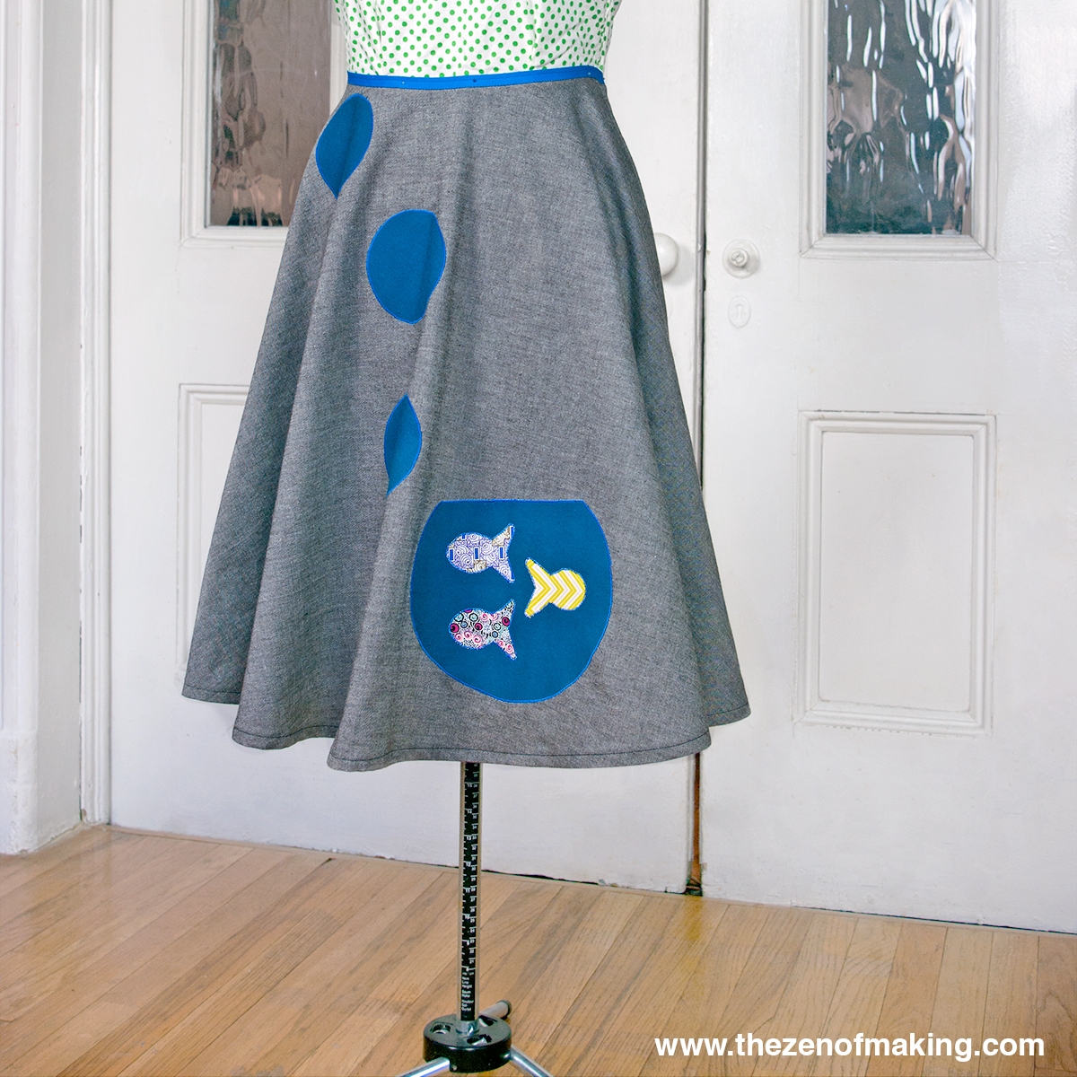 Tutorial Goldfish Bowl Poodle Skirt With AccuQuilt GO Big
