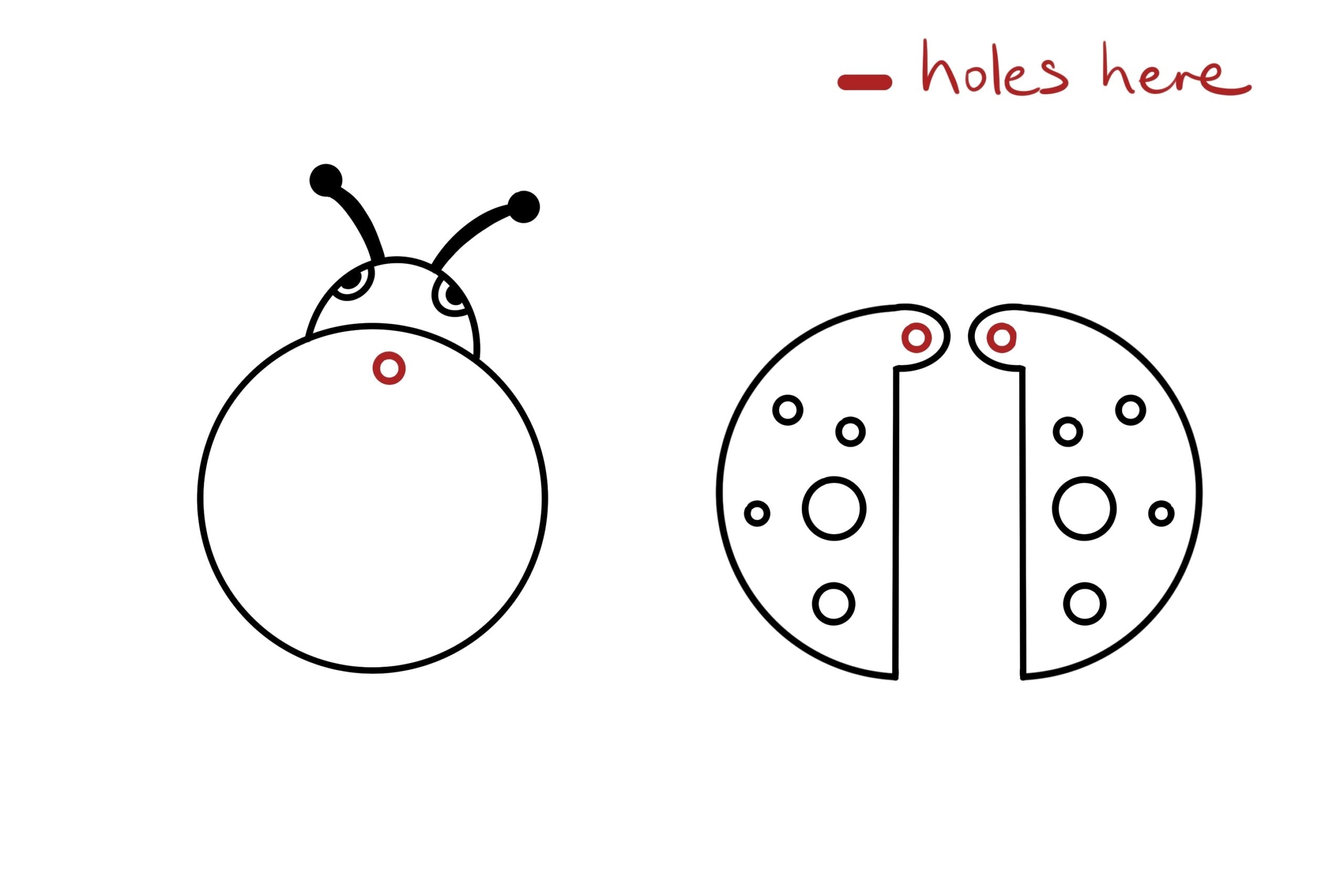 Free Printable Ladybird Template