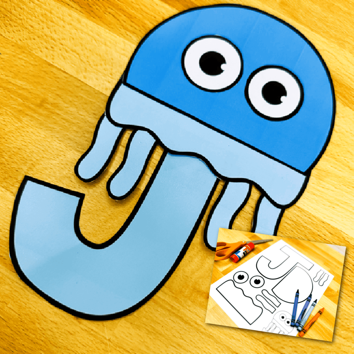 Free Printable Letter J Craft Template