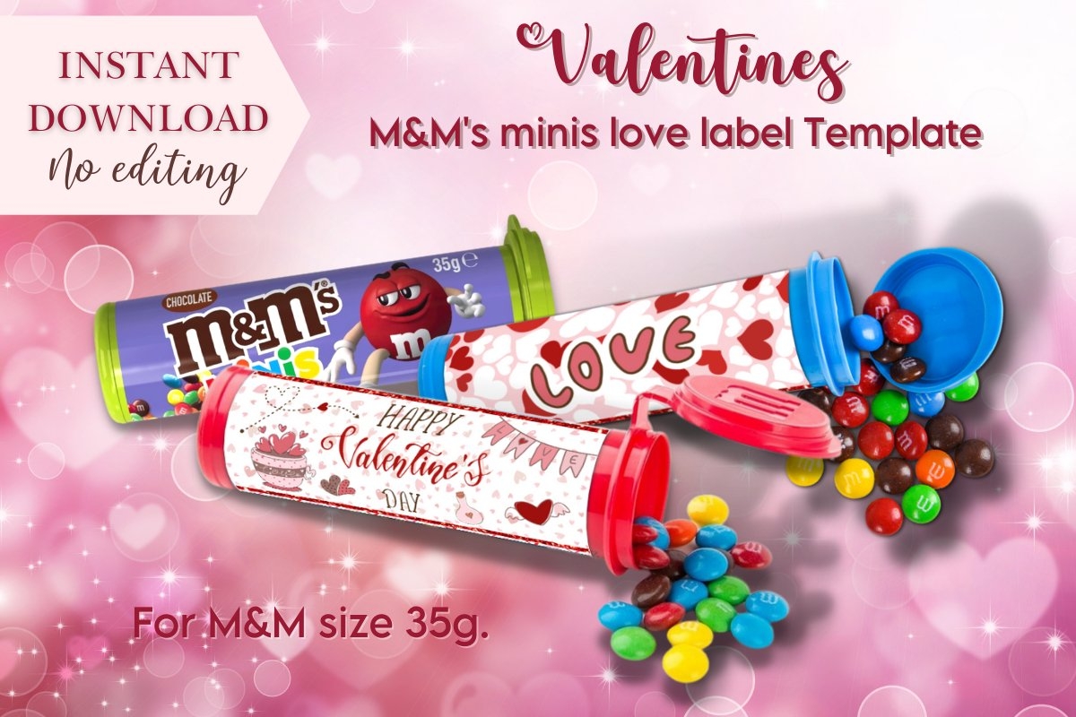 Free Printable M & M Template