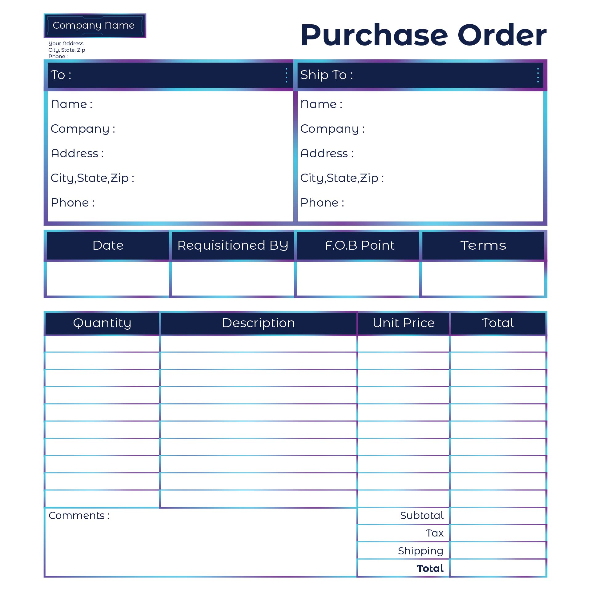 What Are Purchase Order Forms Template And Overview Worksheets Library What Are Purchase Order Forms Template And Overview Worksheets Library