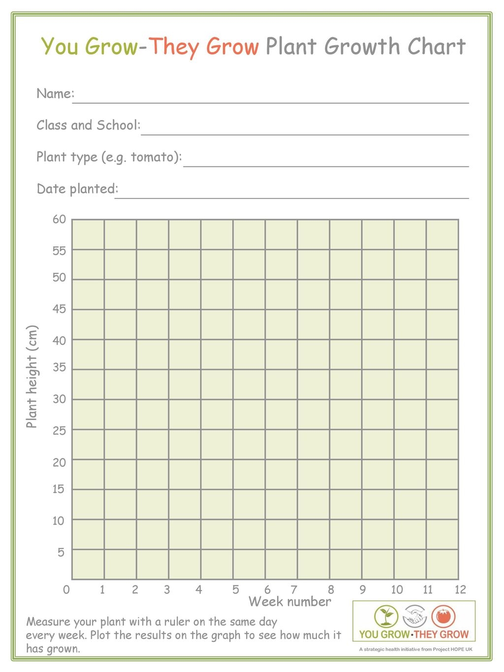 You Grow They Grow Plant Growth Chart Ppt Download