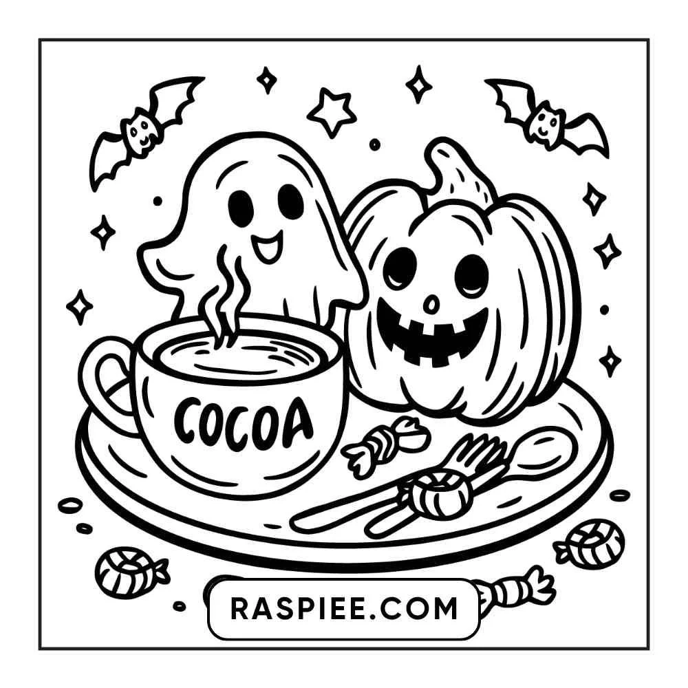 Cute Halloween Coloring Sheets Printable