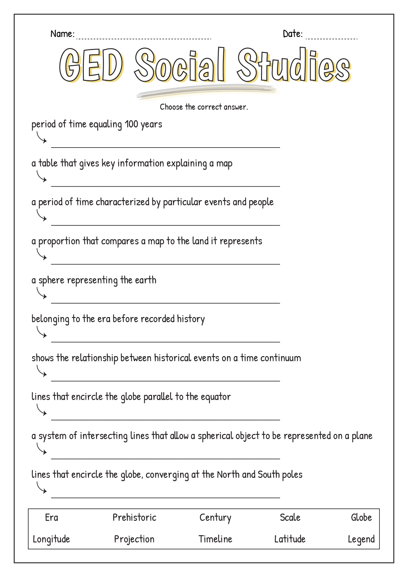 11 GED Reading Comprehension Worksheets Free PDF At Worksheeto