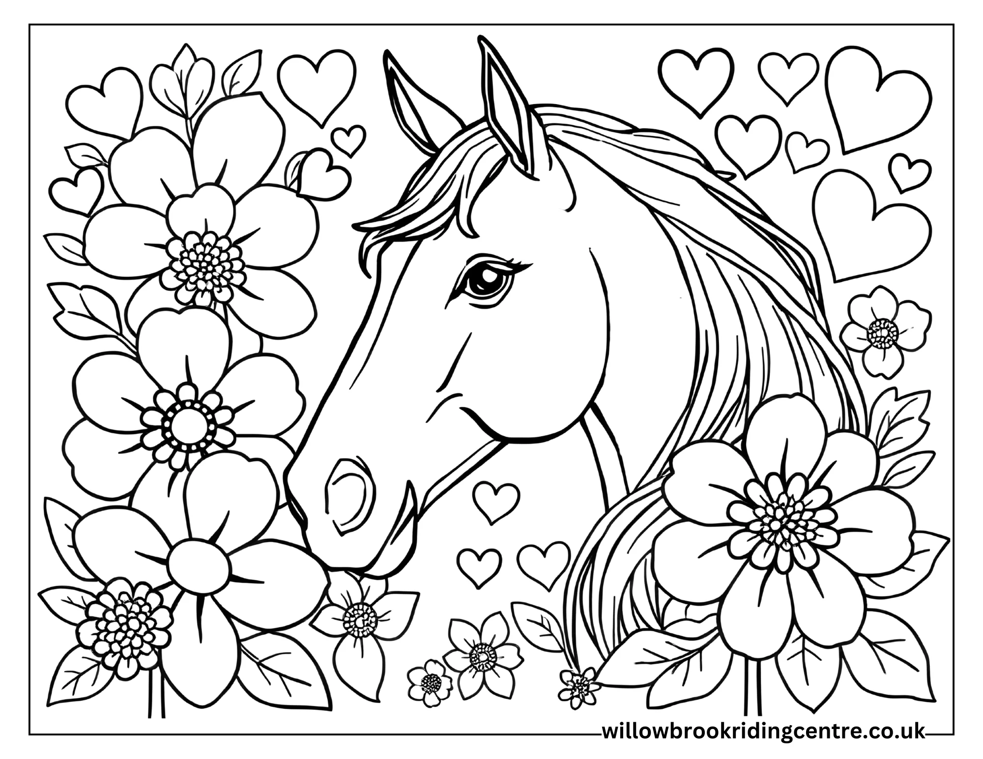 Free Printable Horse Coloring Sheets