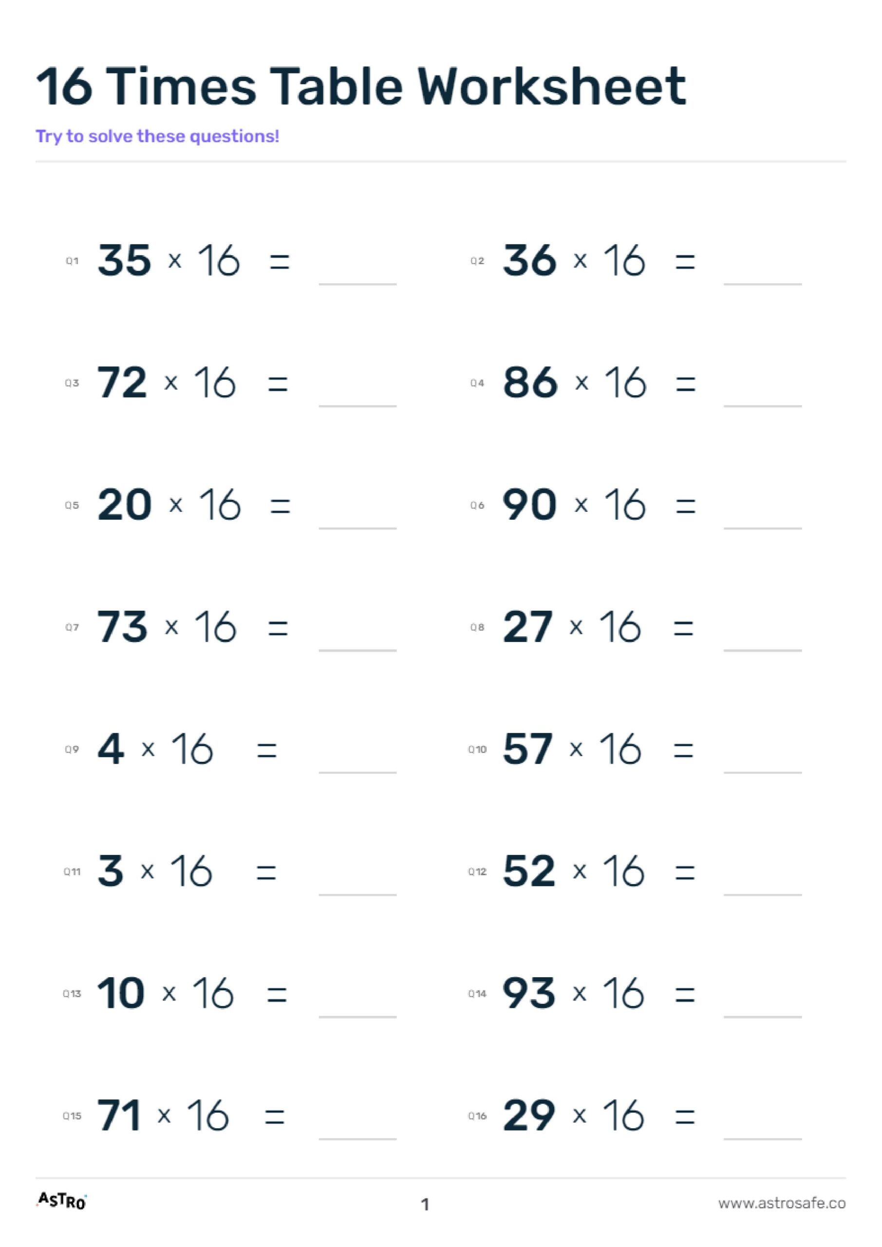 Free Printable Multiplication Table Worksheet Free Printable Multiplication Table Worksheet