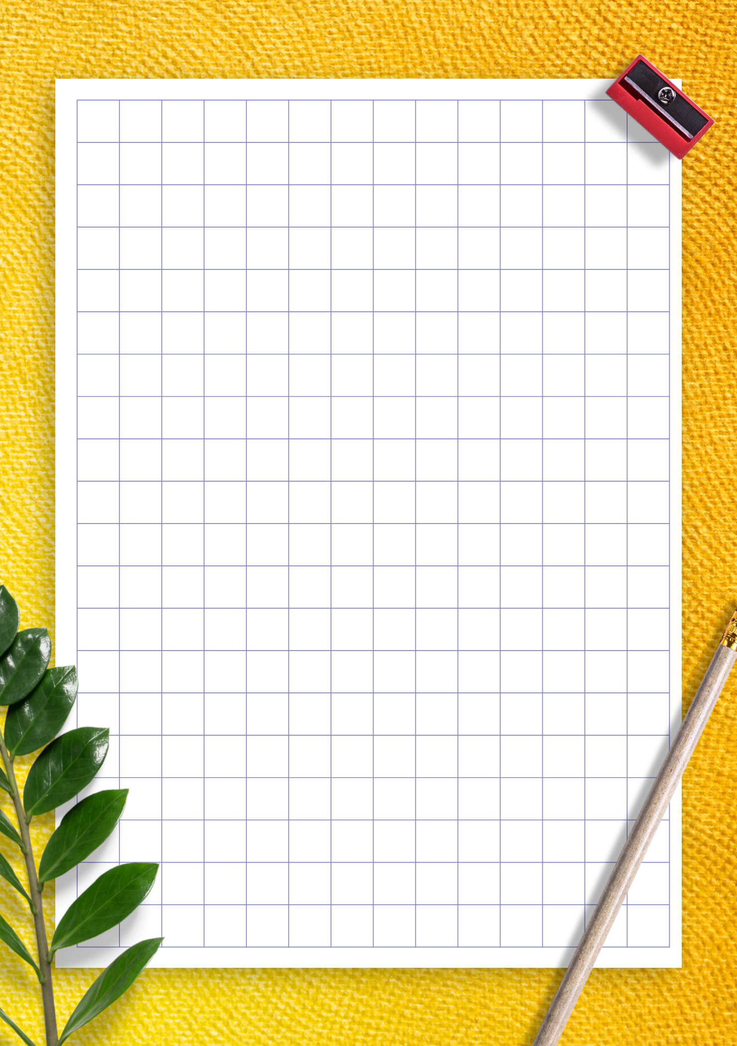 1cm Blue Graph Paper PDF Template Download Now