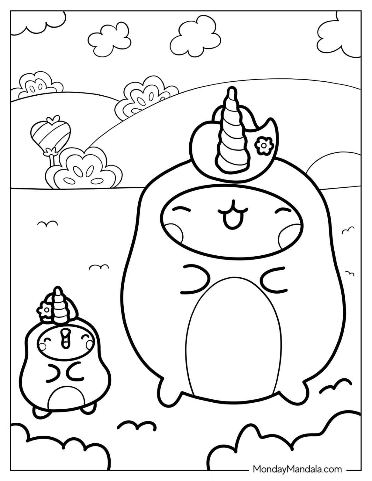 20 Molang Coloring Pages Free PDF Printables 
