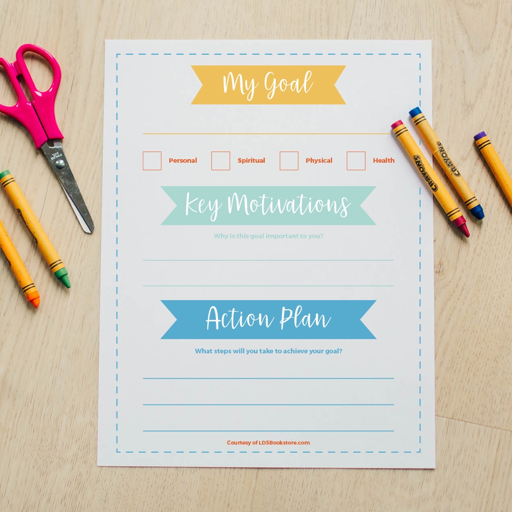 2025 LDS Goal Setting Worksheet